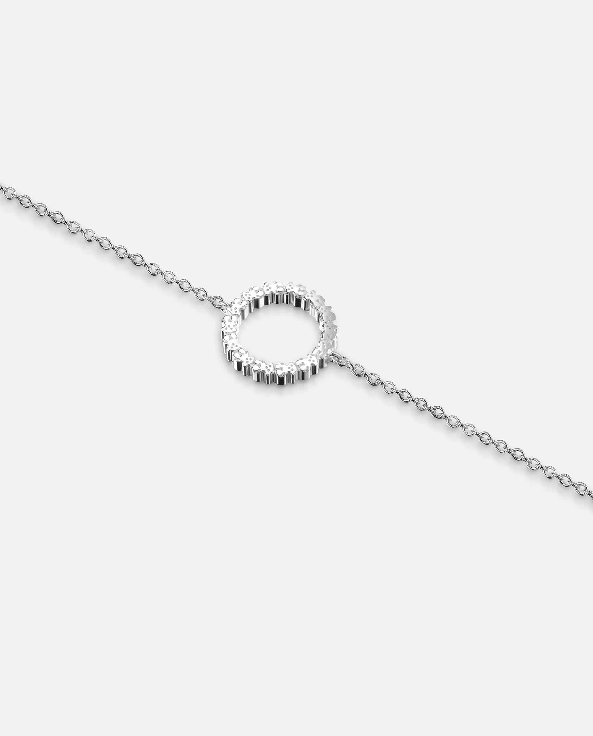 Imagen 3 de Pulsera de cadena straight disco de plata - Tous - Plateado Plateado