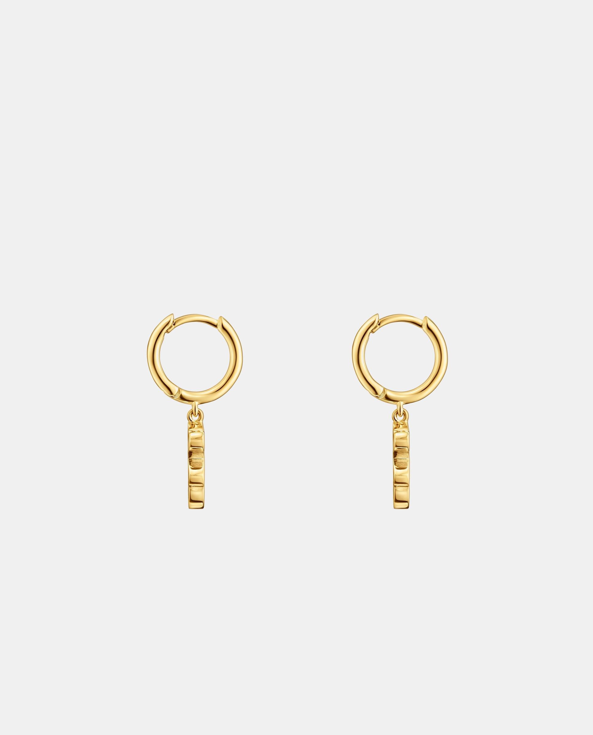Pendientes de aro sweet dolls bañados en oro 18 kt sobre plata y oso colgante - Tous - Dorado Dorado-2