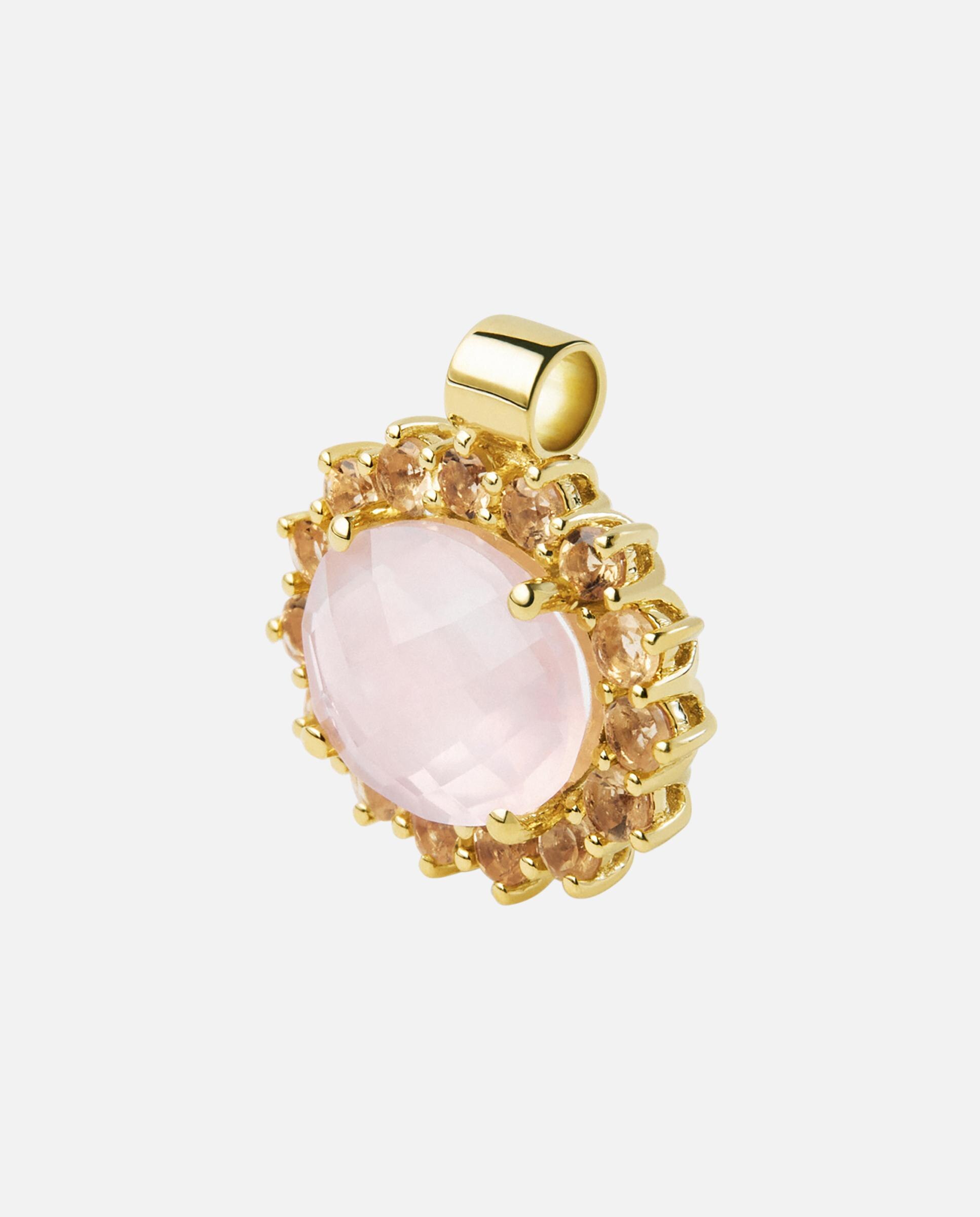 Colgante atelier de oro con cuarzo rosa y citrino - Tous - Multicolor Multicolor-2