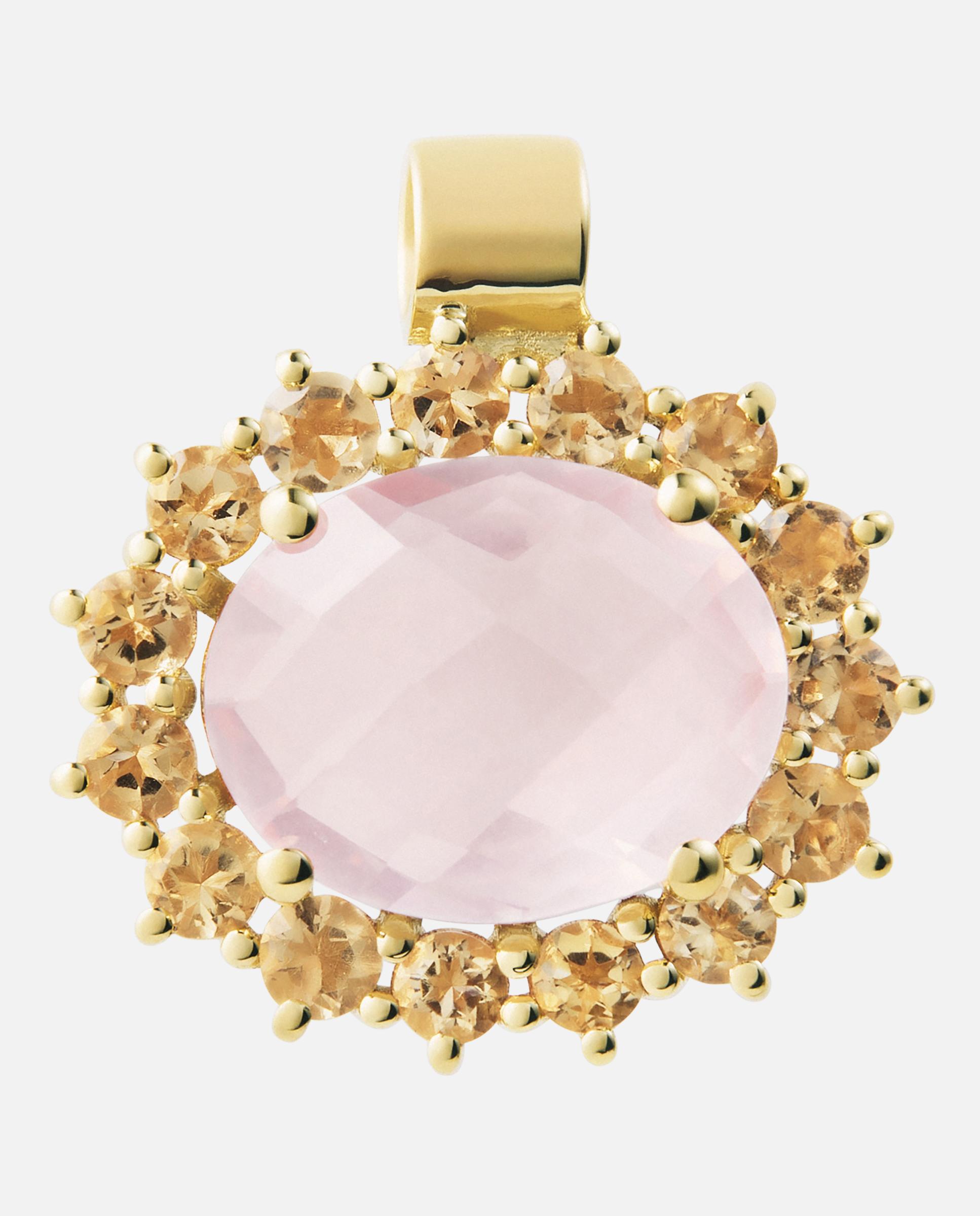 Colgante atelier de oro con cuarzo rosa y citrino - Tous - Multicolor Multicolor-3