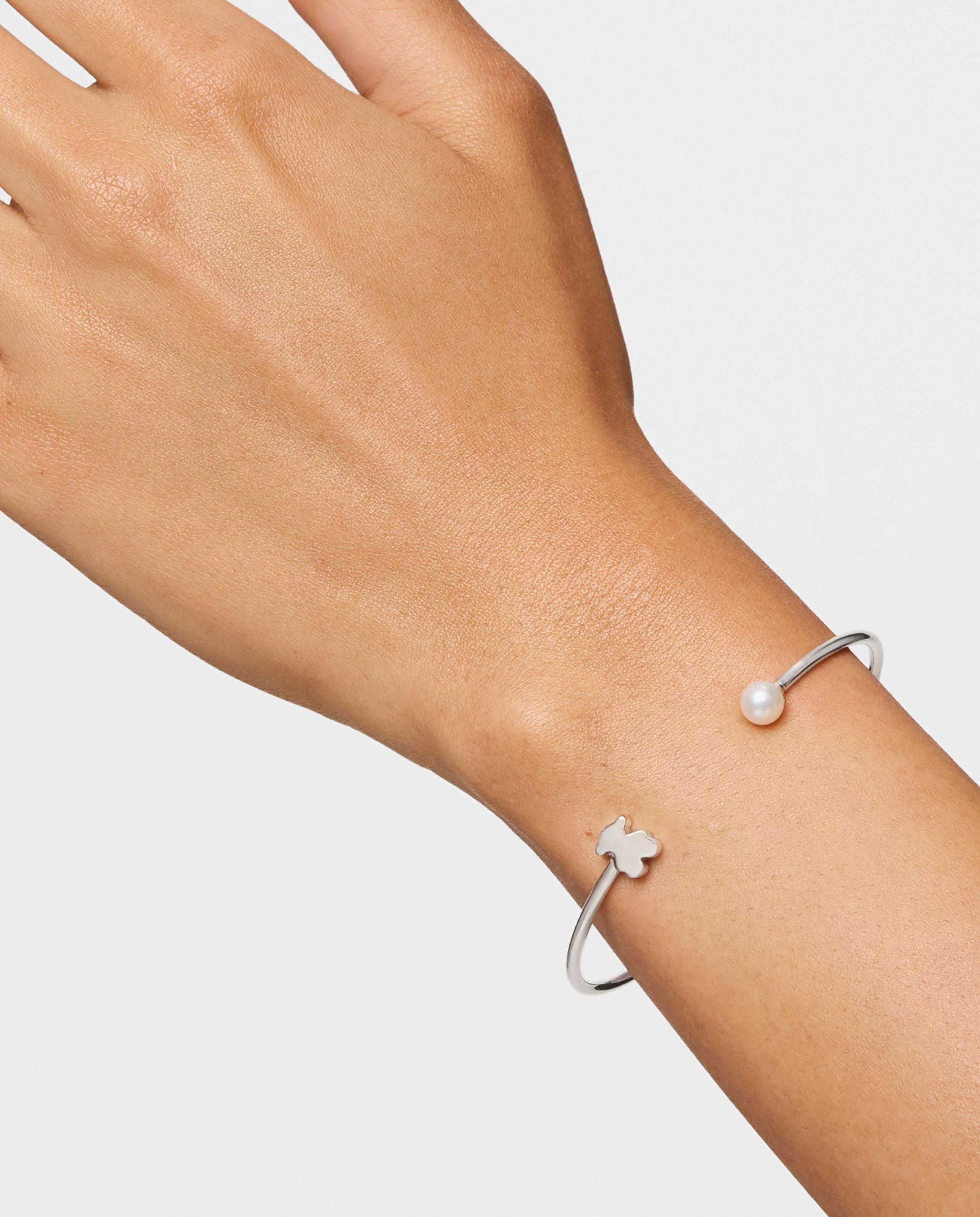 Pulsera sweet dolls de plata con perla - Tous - Blanco Blanco-5