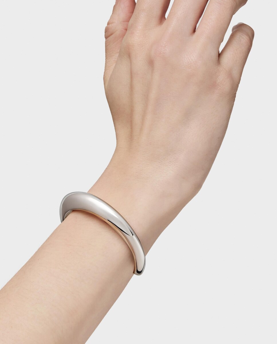 Pulsera esclava Warm de plata Plata-6