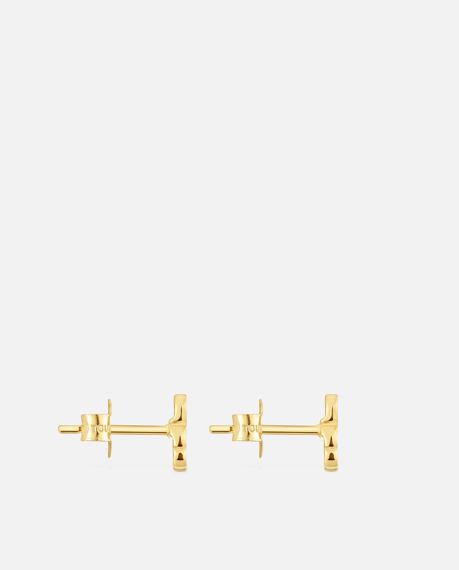 Pendientes oso de oro 14 kt y nácar - Tous - Blanco Blanco-2