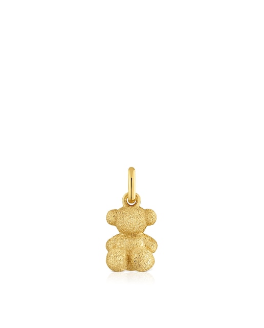 Imagen 0 de Colgante Bold Bear oso con baño de oro 18 kt sobre plata diamantada