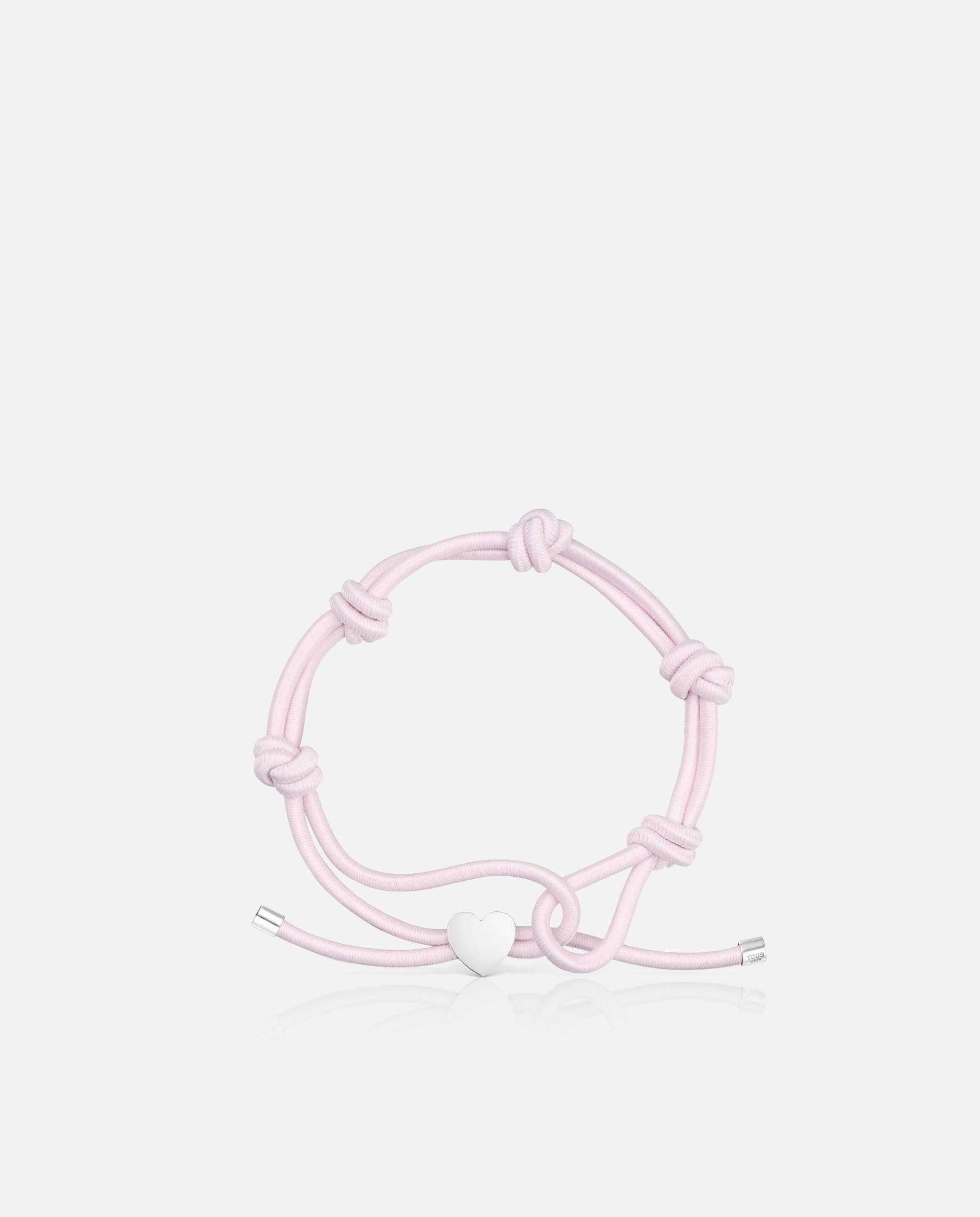 Imagen 3 de Pulsera sweet dolls elástica con corazón de plata - Tous - Lila Lila