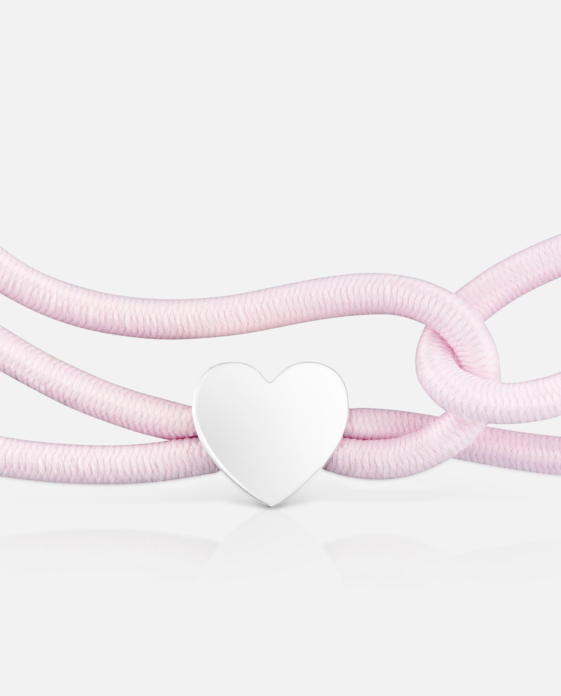 Imagen 4 de Pulsera sweet dolls elástica con corazón de plata - Tous - Lila Lila