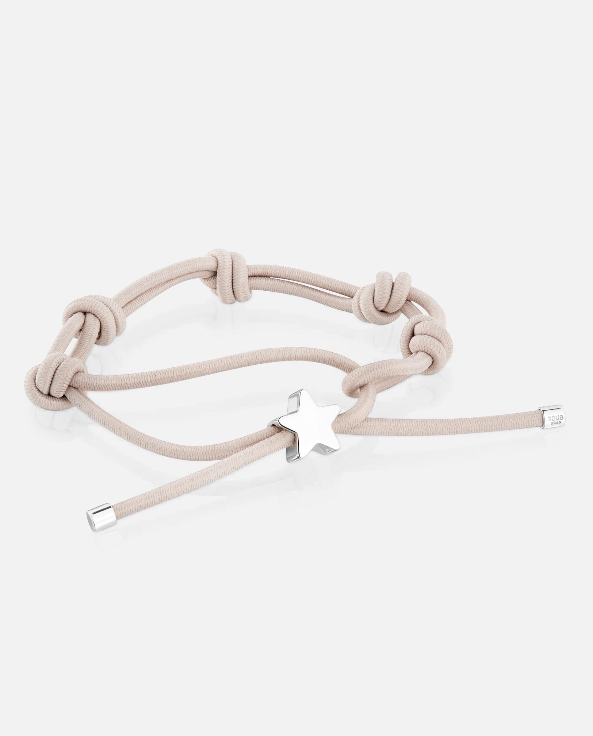 Imagen 1 de Pulsera sweet dolls elástica con estrella de plata Lila