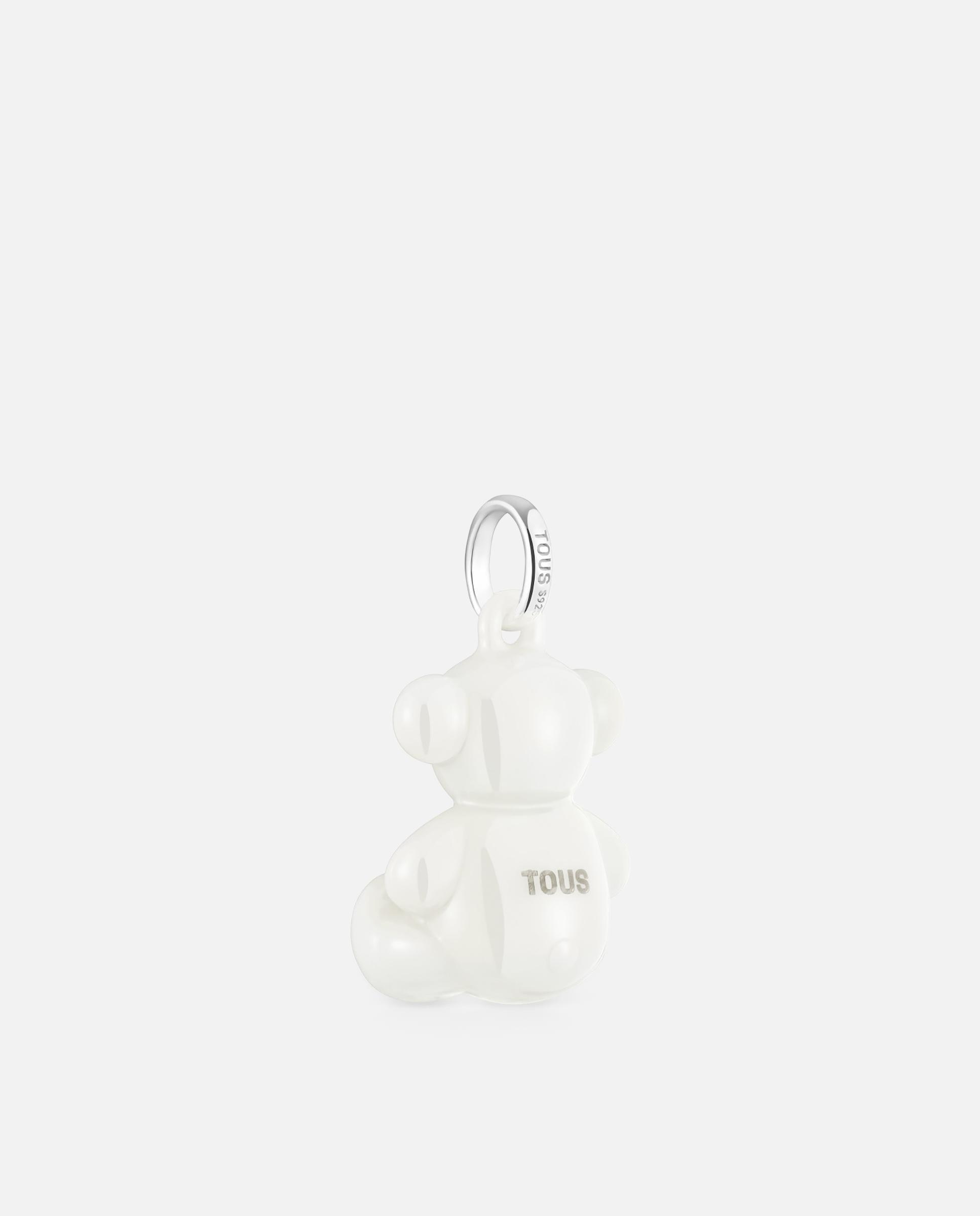 Colgante bold bear oso de plata y cerámica - Tous - Blanco Blanco-3