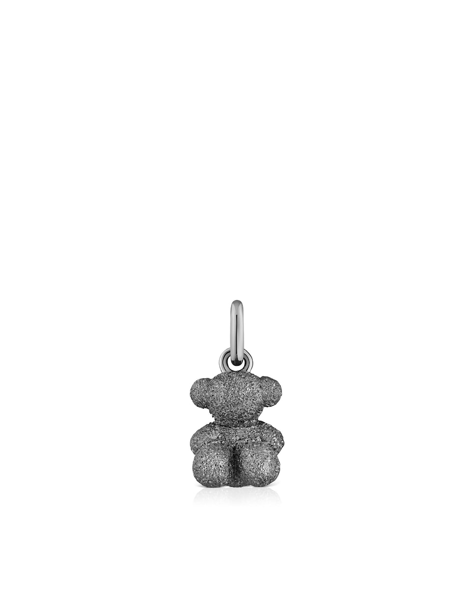 Colgante  Bold Bear  oso de plata dark silver diamantada Gris-1
