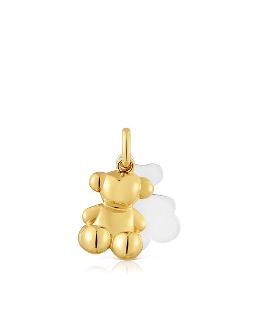 Imagen 0 de Colgante Bold Bear bicolor con doble oso