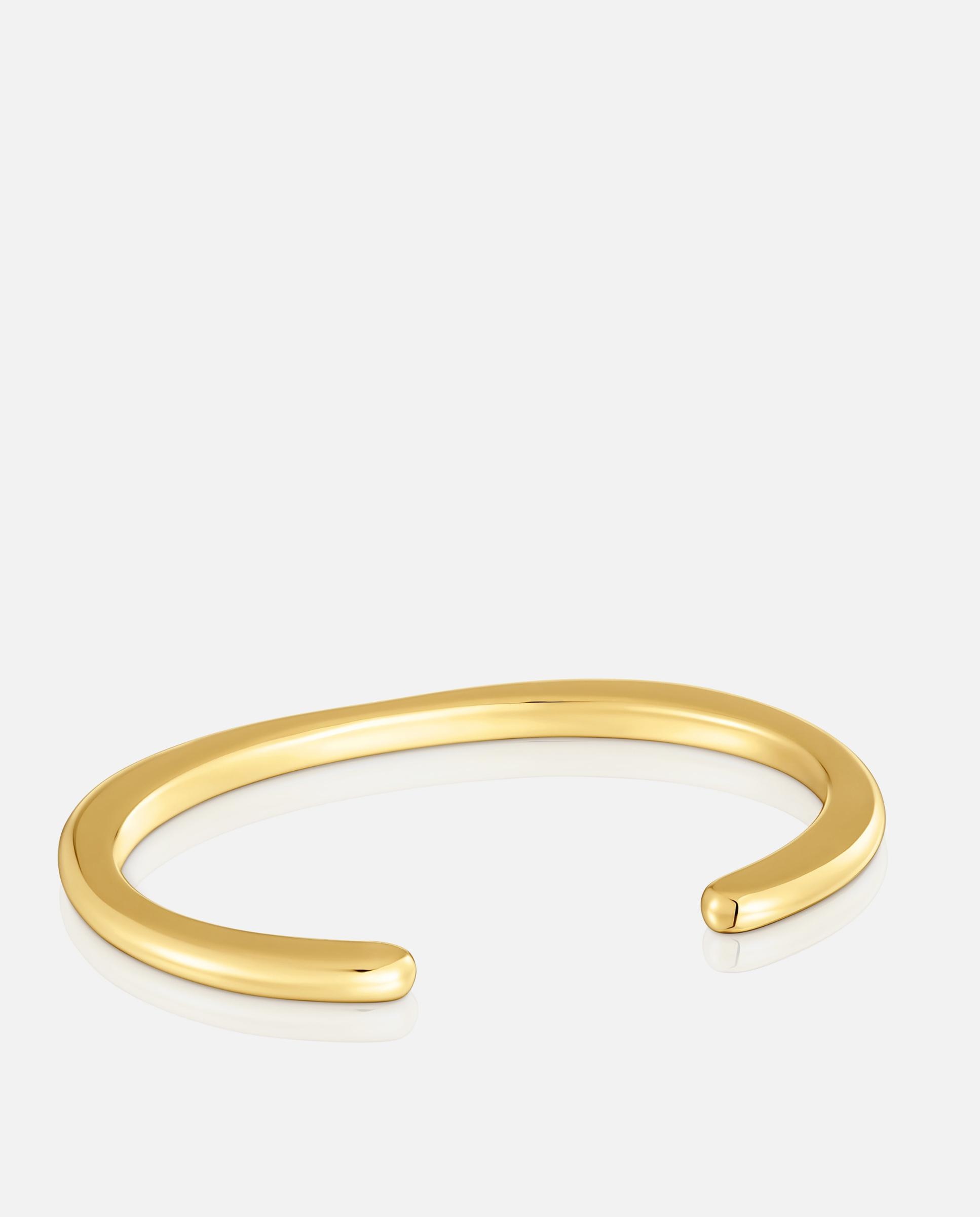 Pulsera rígida line con baño de oro 18 kt sobre plata - Tous - Dorado Dorado-3