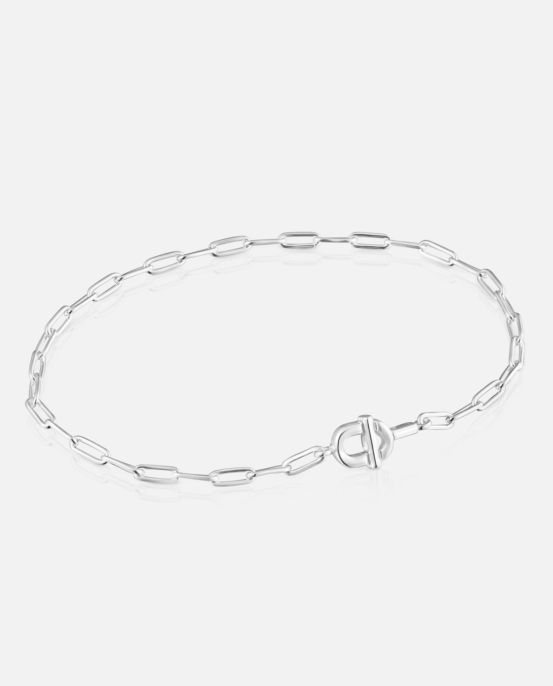Pulsera de cadena manifesto forzada de plata - Tous - Plateado Plateado-1