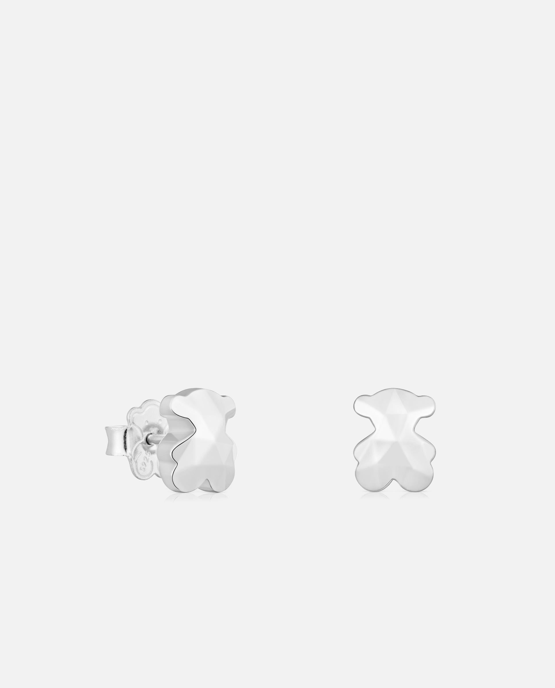 Pendientes icon metal oso de plata - Tous - Plateado Plateado-1