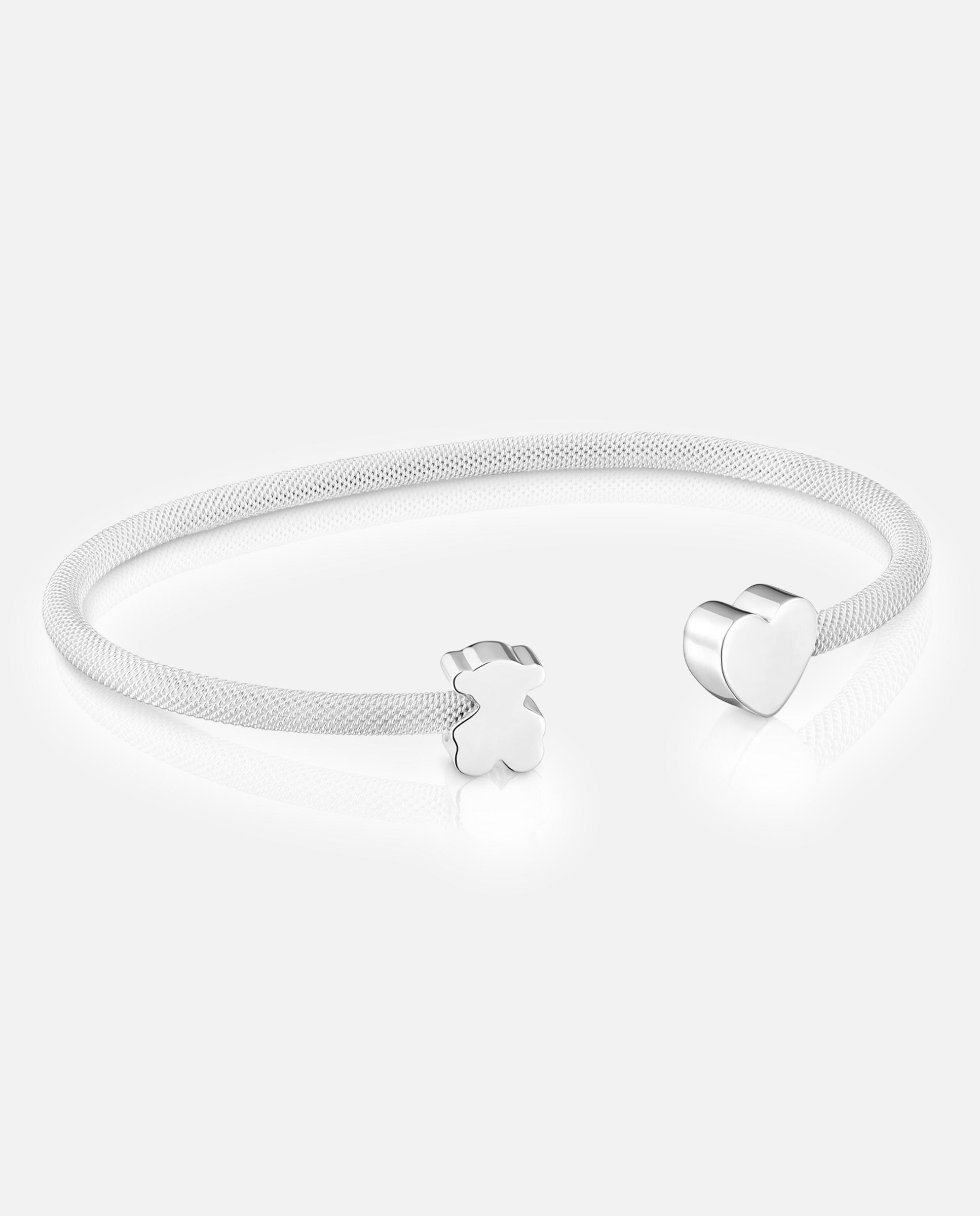 Pulsera rígida icon mesh de plata y motivos - Tous - Plateado Plateado-1