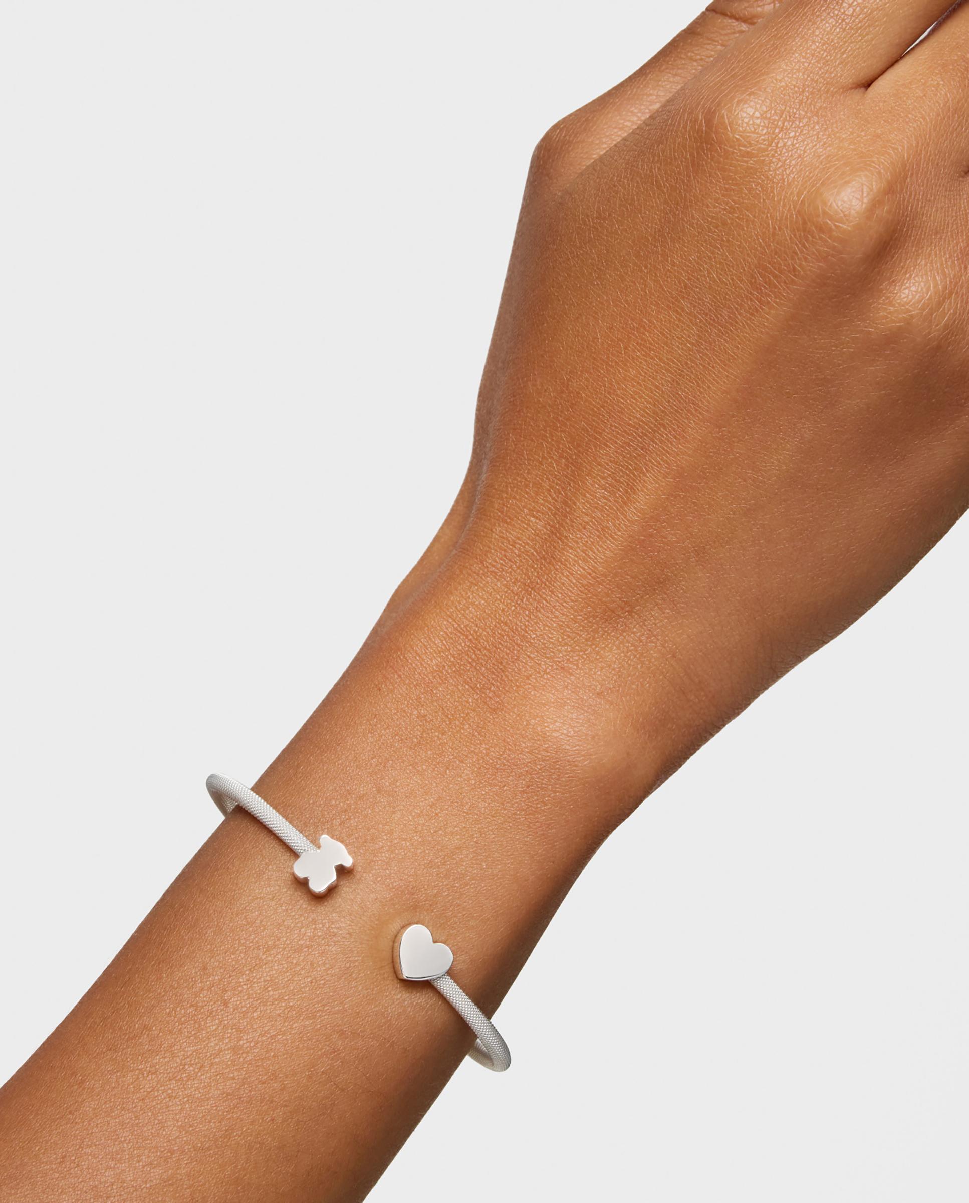 Pulsera rígida icon mesh de plata y motivos - Tous - Plateado Plateado-5