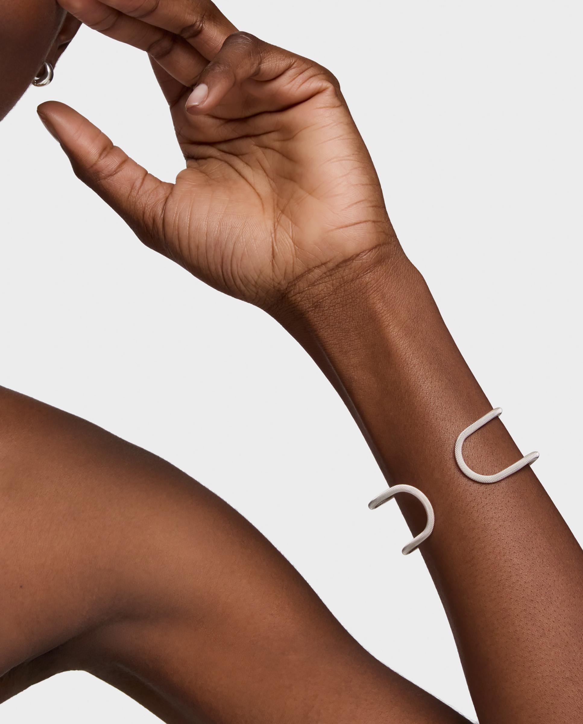 Brazalete icon mesh doble de plata - Tous - Plateado Plateado-5