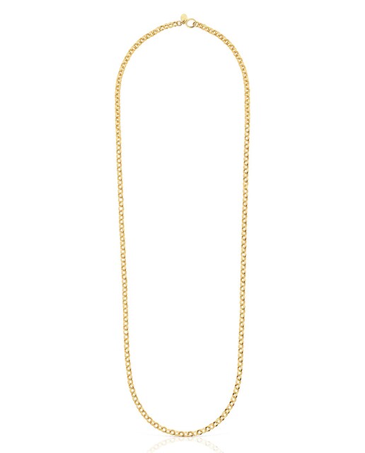 Imagen 0 de Cadena Eugenia X bañada en oro 18 kt sobre plata