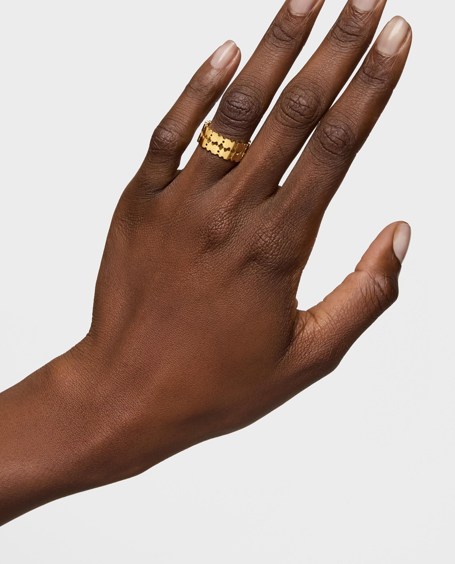 Anillo sweet 40s bañado en oro 18 kt sobre plata - Tous - Dorado Dorado-6