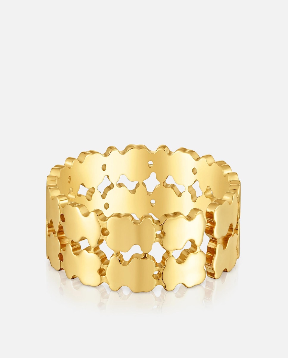 Anillo Sweet 40s bañado en oro 18 kt sobre plata · Tous · El Corte