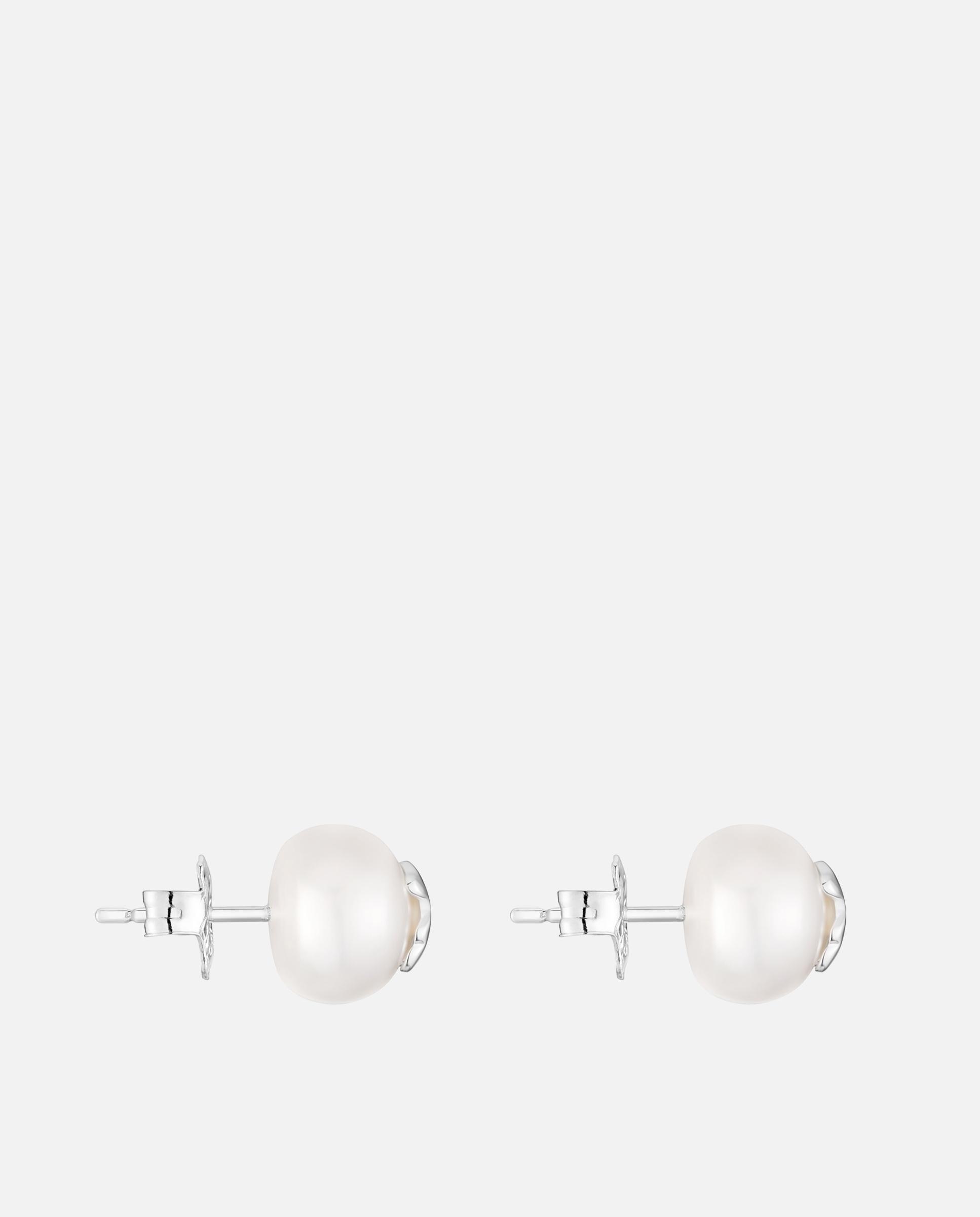 Pendientes de plata y perlas cultivadas 10,5 mm icon pearl - Tous - Blanco Blanco-2