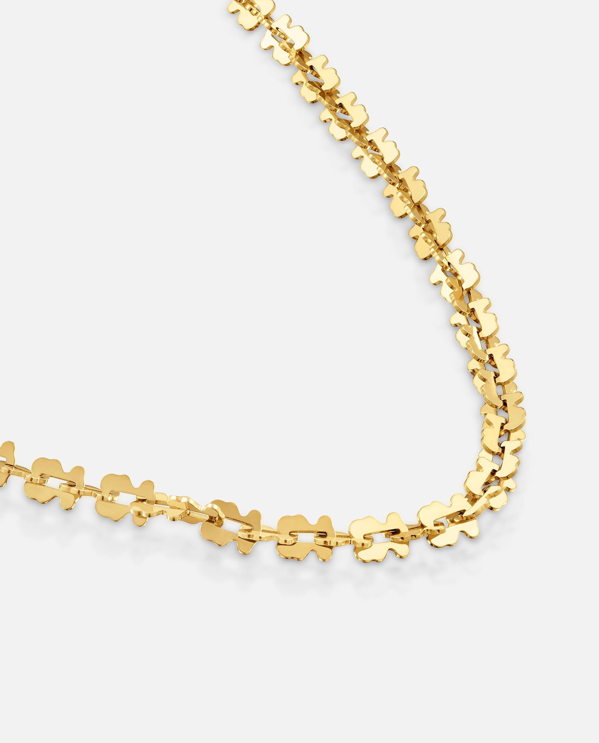 Collar corto de acero carrusel con oso - Tous - Dorado Dorado-3