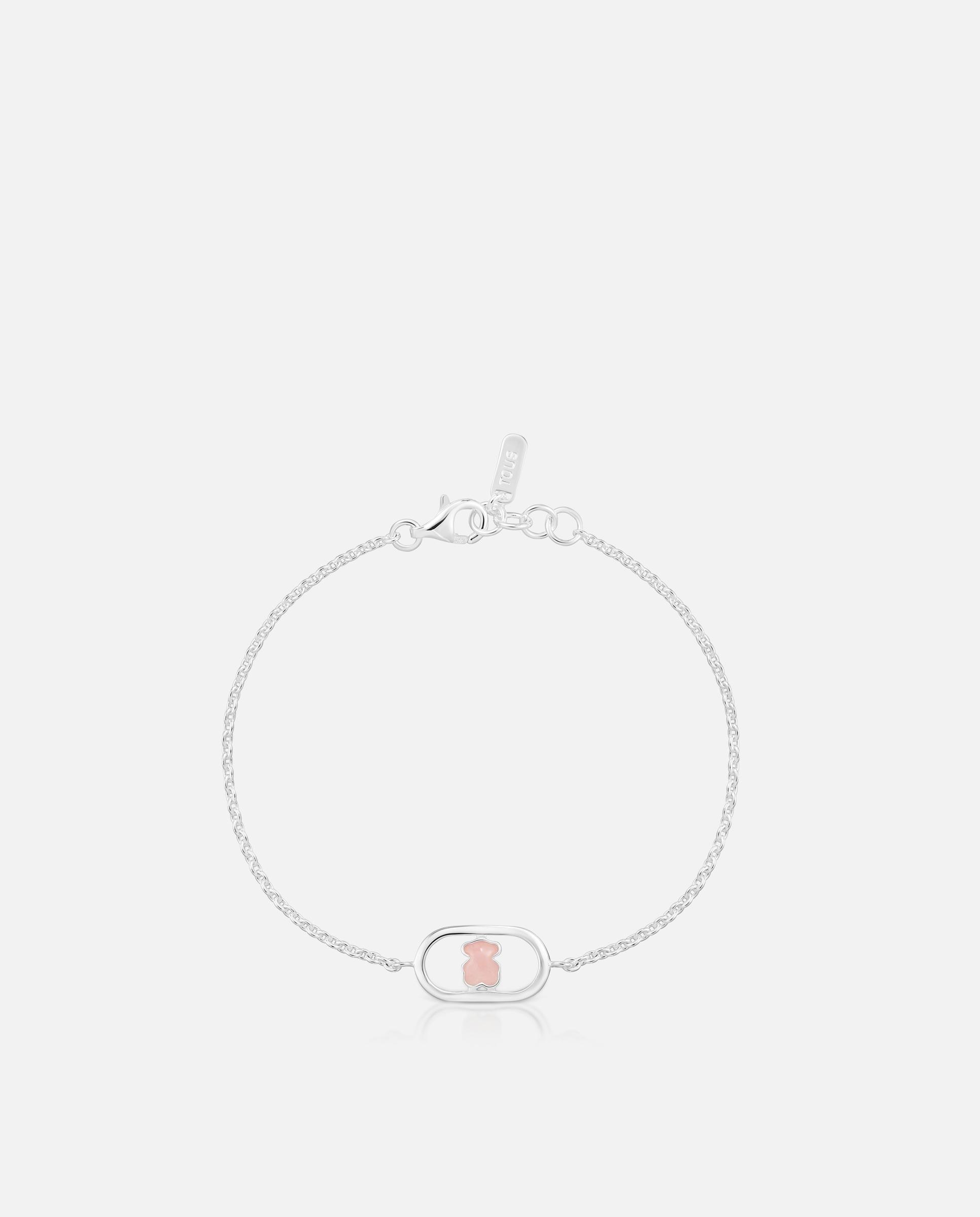 Pulsera camille cadena de plata y cuarzo - Tous - Rosa Rosa-2