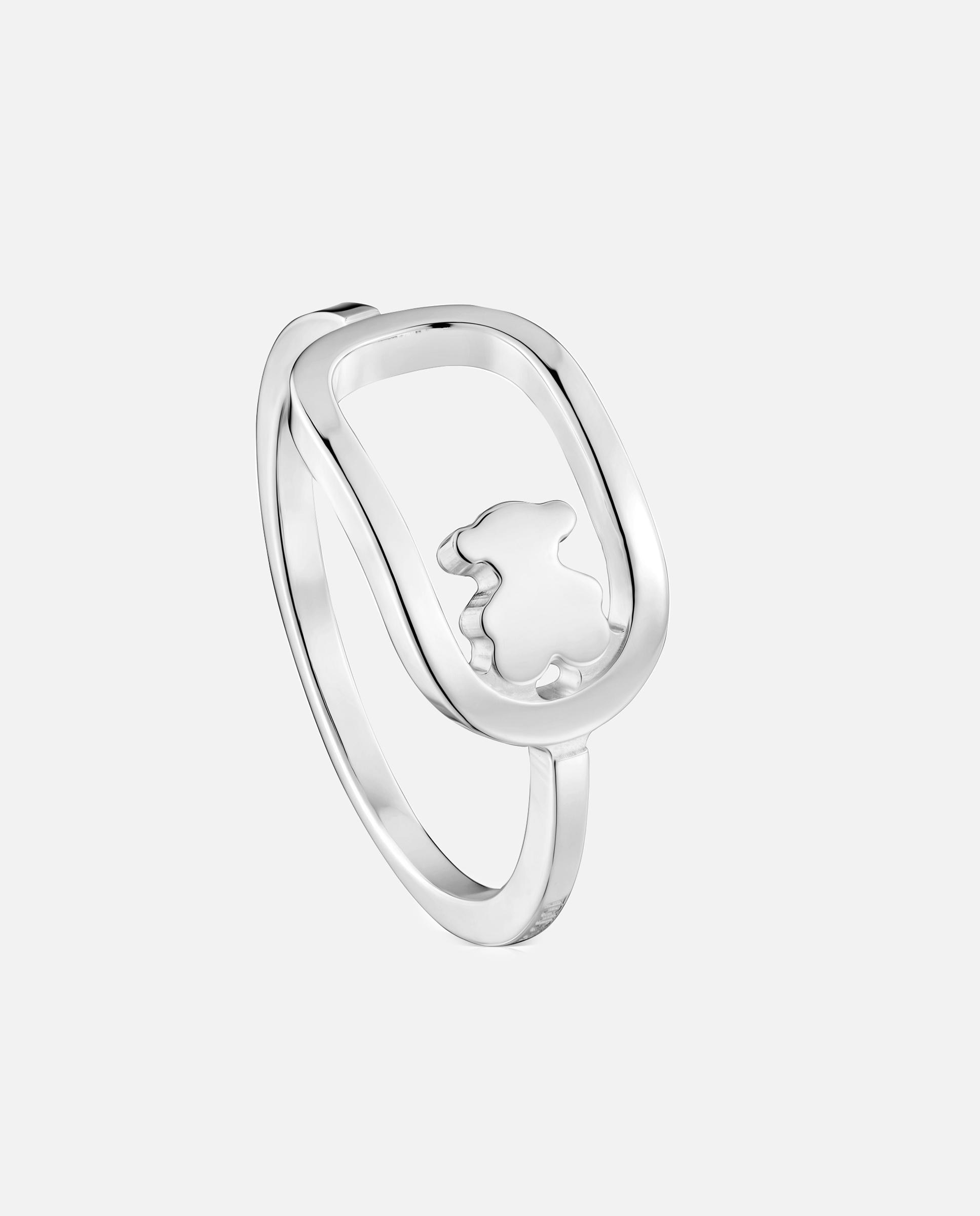 Anillo de plata camille con oso - Tous - Plateado Plateado-1