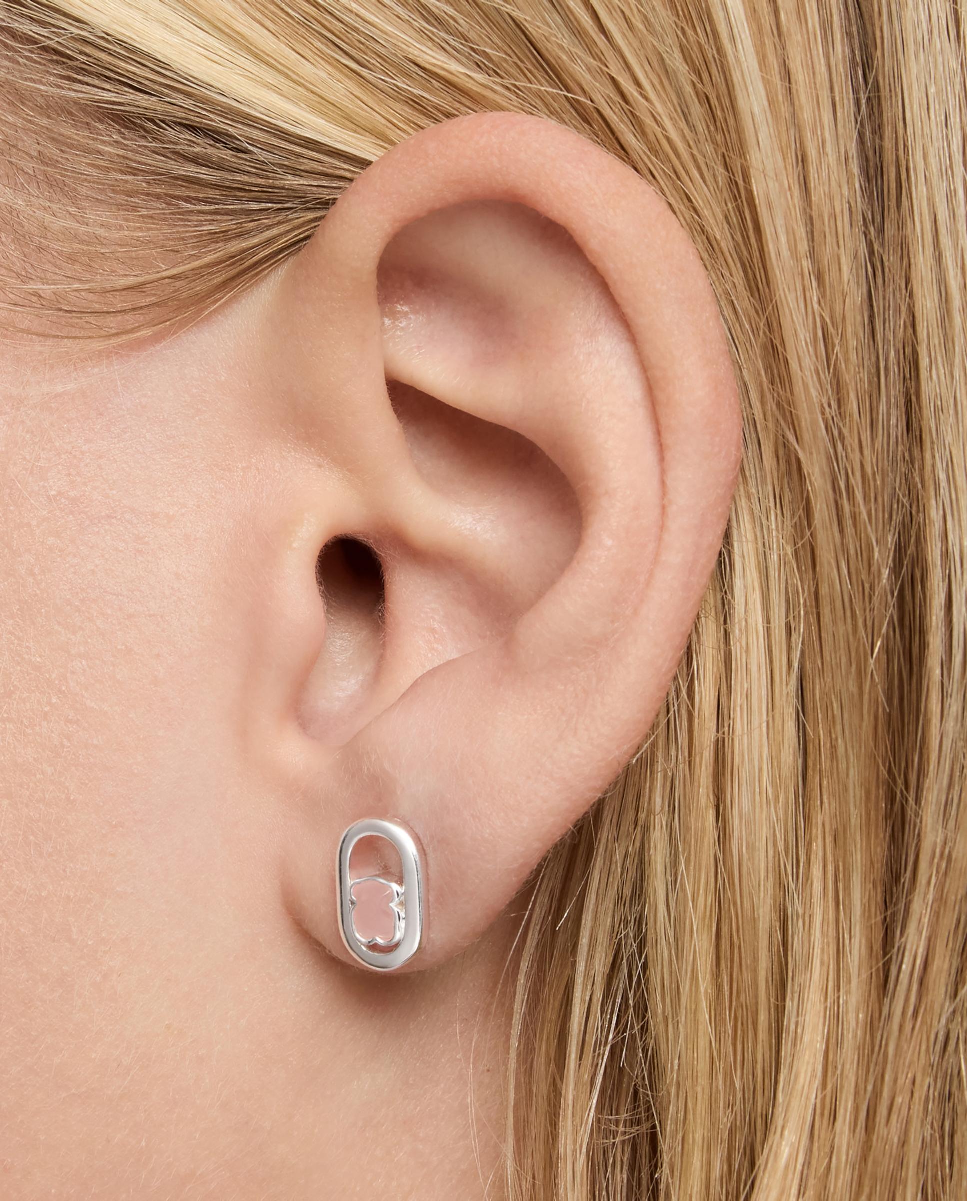 Pendientes de plata y cuarzo camille - Tous - Rosa Rosa-6