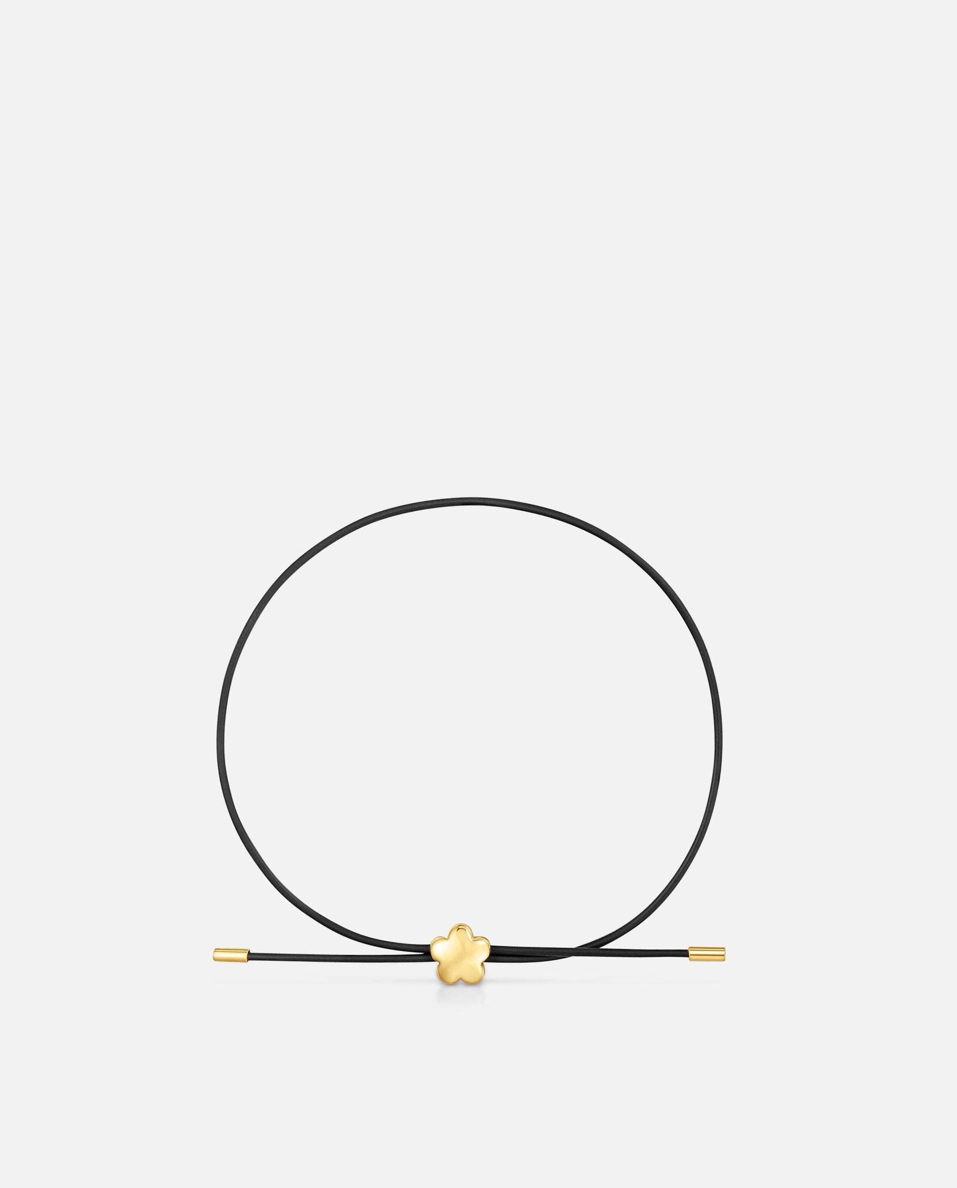 Pulsera de oro 14 kt y caucho bold motif flor - Tous - Bicolor Bicolor-2