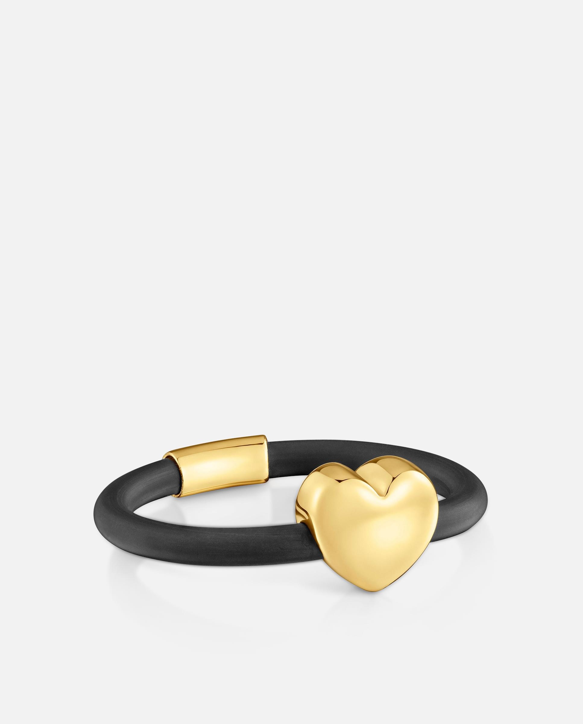 Anillo de oro 14 kt y caucho bold motif corazón - Tous - Bicolor Bicolor-2