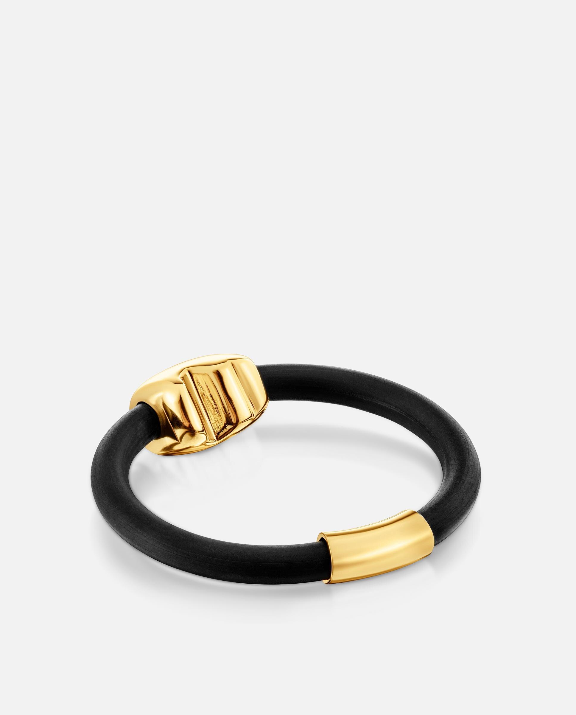 Anillo de oro 14 kt y caucho bold motif oso - Tous - Bicolor Bicolor-3