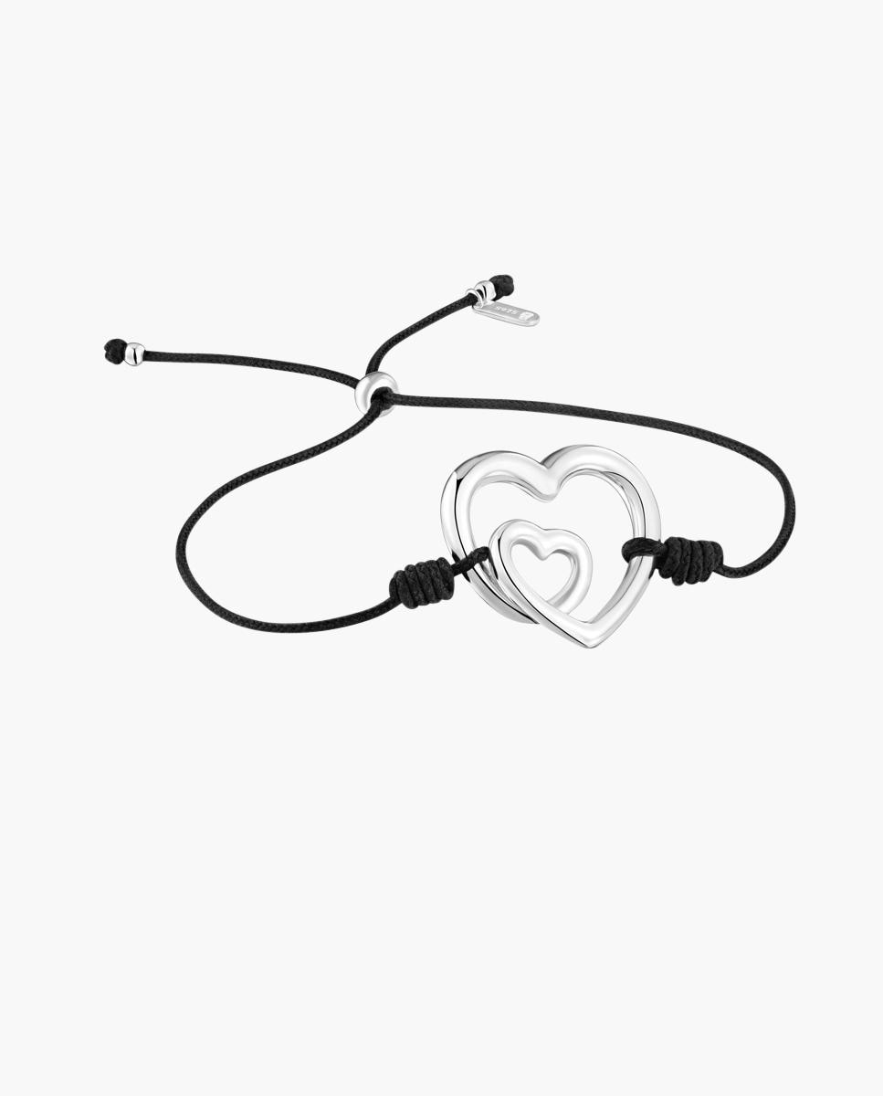 Pulsera flechazo con silueta de plata y nylon negro - Tous - Multicolor Multicolor-1