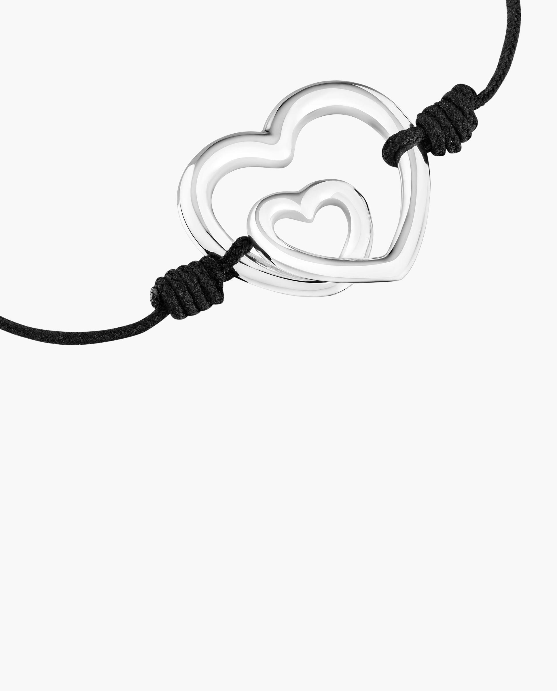 Pulsera flechazo con silueta de plata y nylon negro - Tous - Multicolor Multicolor-3