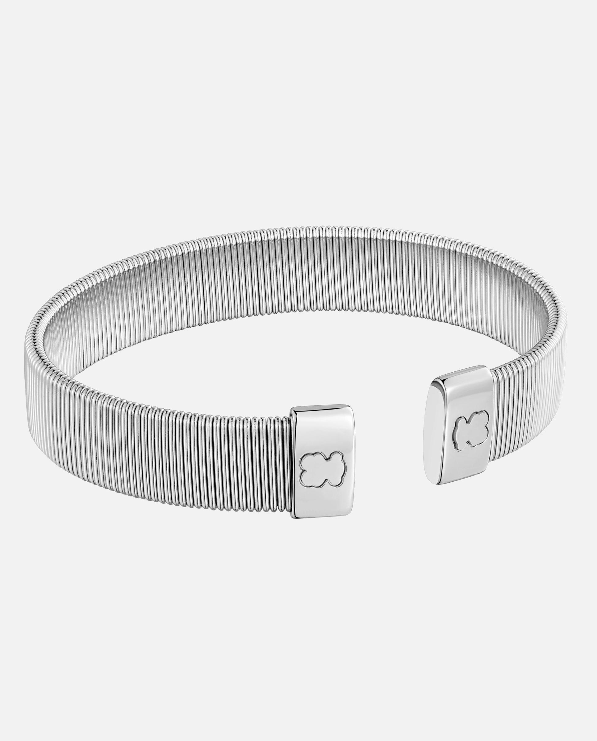 Pulsera rigida esclava de acero 12 mm bulevard - Tous - Plateado Plateado-1