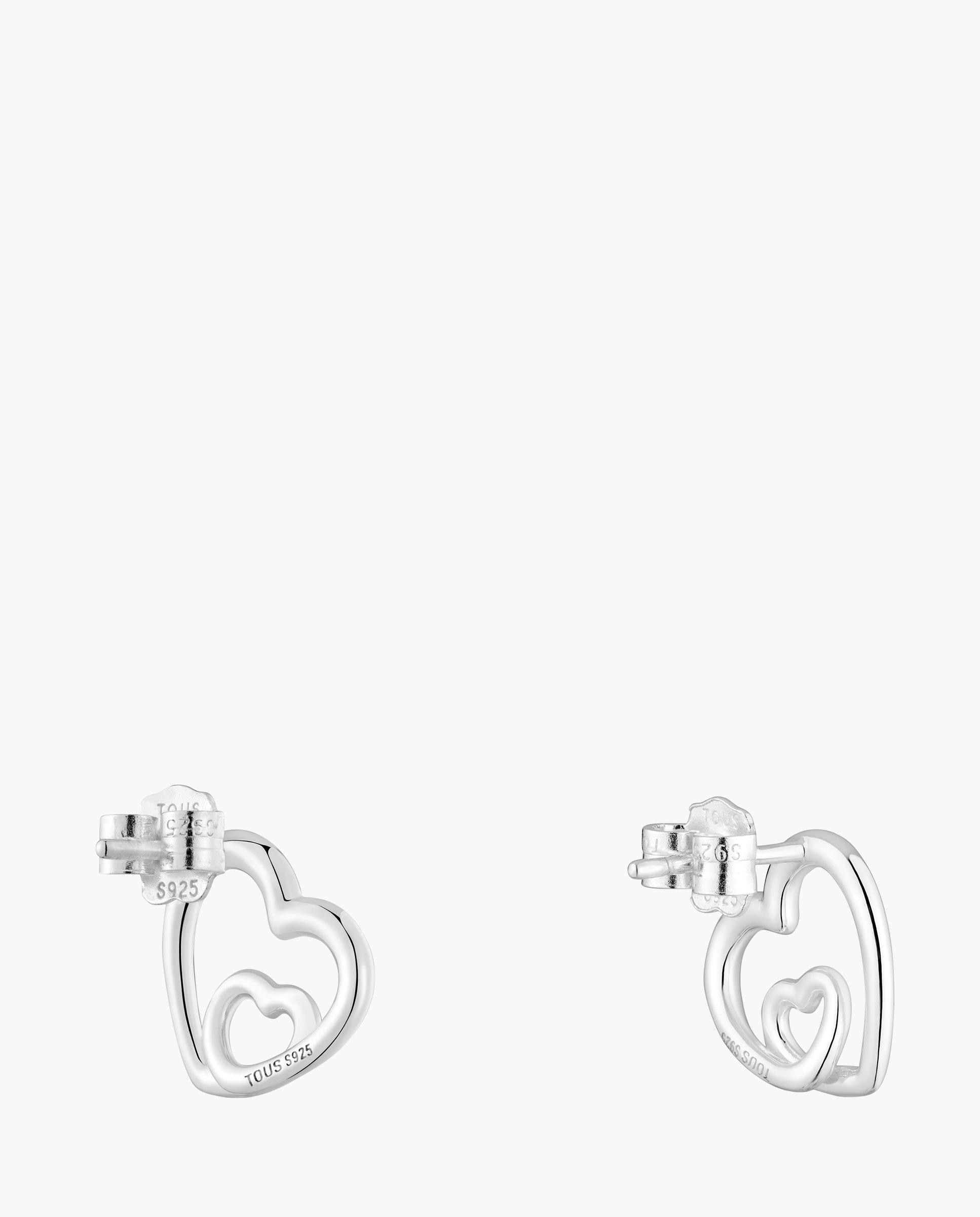 Pendientes flechazo silueta de plata - Tous - Plateado Plateado-3
