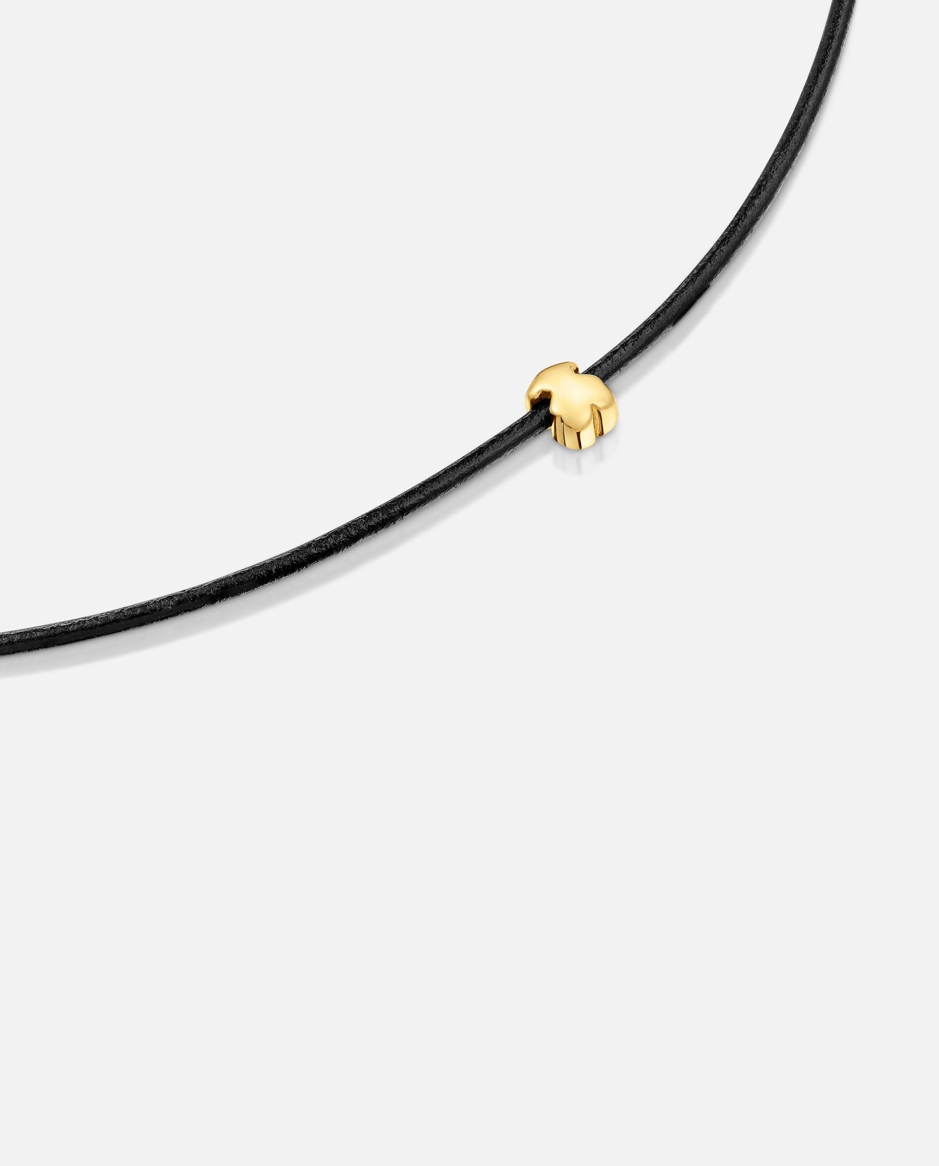 Collar de oro 14 kt y caucho bold motif con oso - Tous - Bicolor Bicolor-2