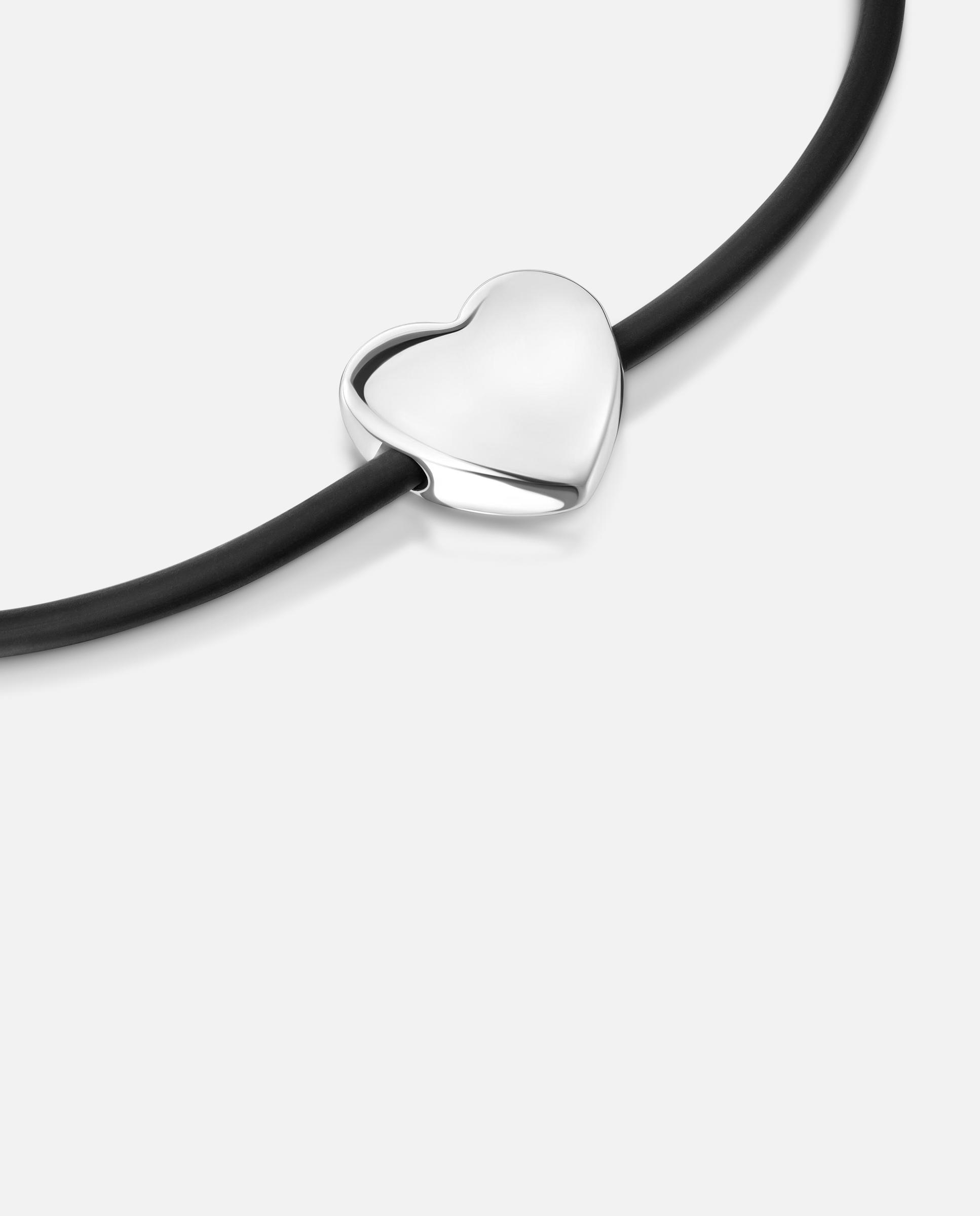 Collar bold motif con motivo corazón de plata de primera ley - Tous - Negro Negro-2