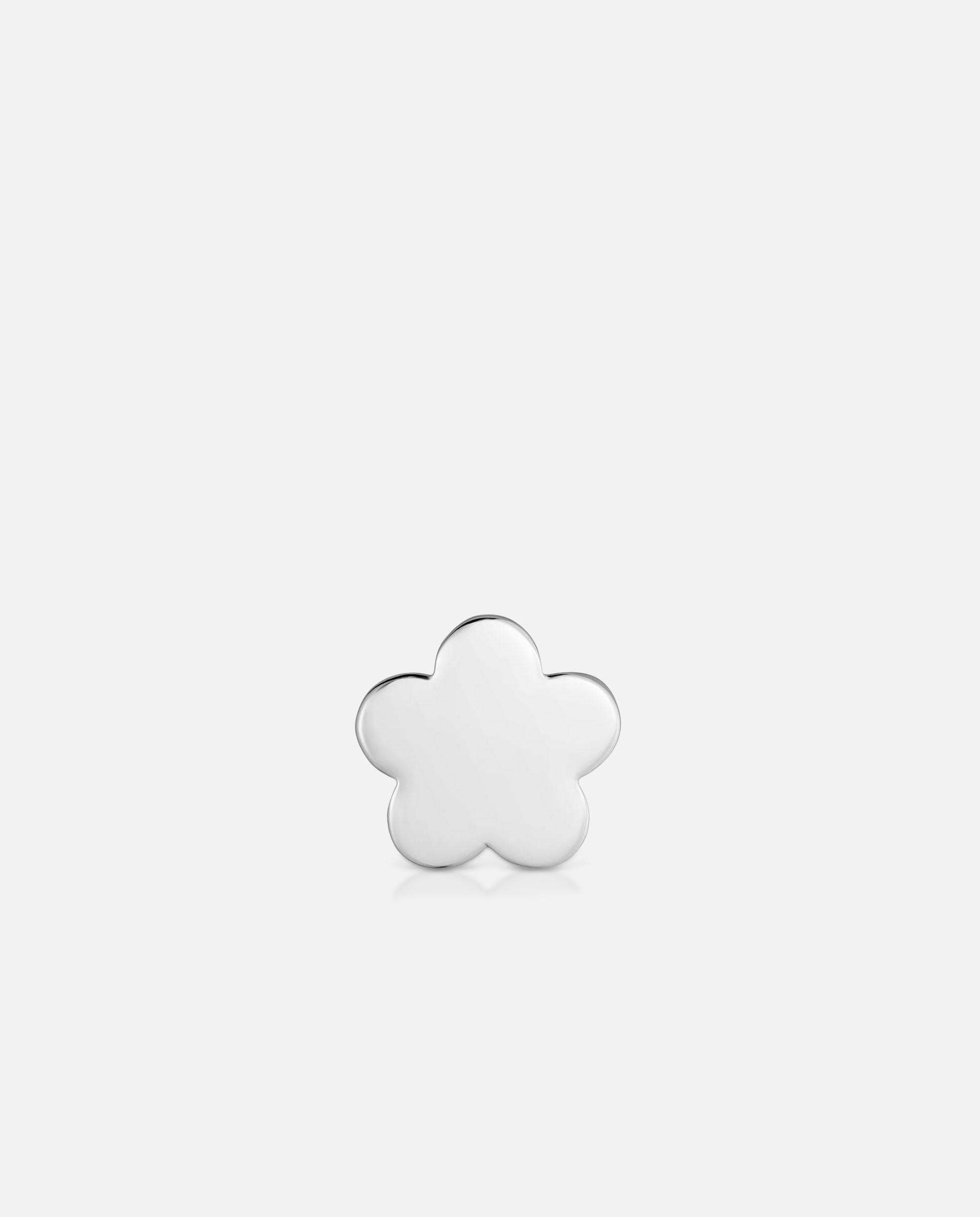 Charm de flor mesh tube en plata con 7 mm - Tous - Plateado Plateado-1