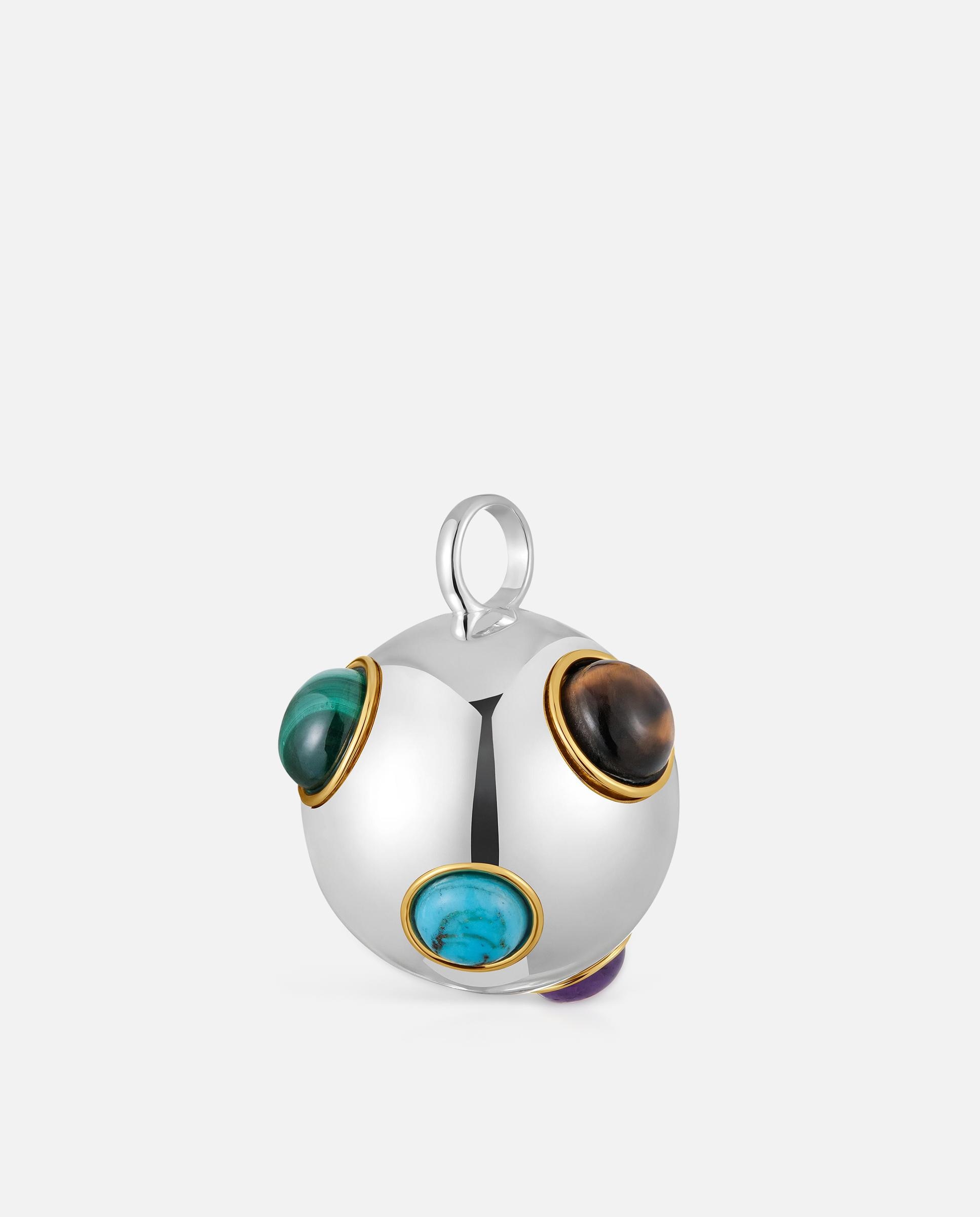 Colgante de plata warm con baño de oro 18 kt sobre plata y gemas - Tous - Multicolor Multicolor-2