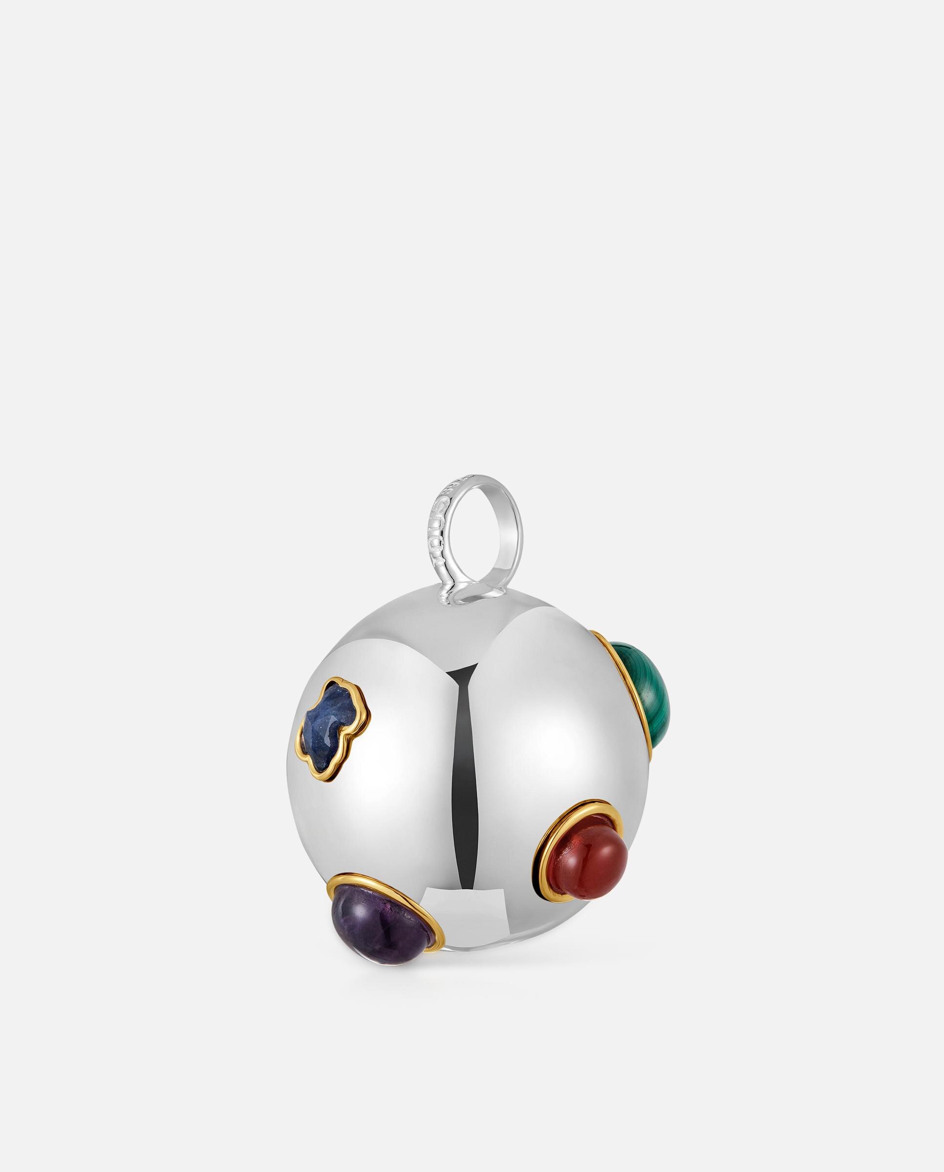 Colgante de plata warm con baño de oro 18 kt sobre plata y gemas - Tous - Multicolor Multicolor-3