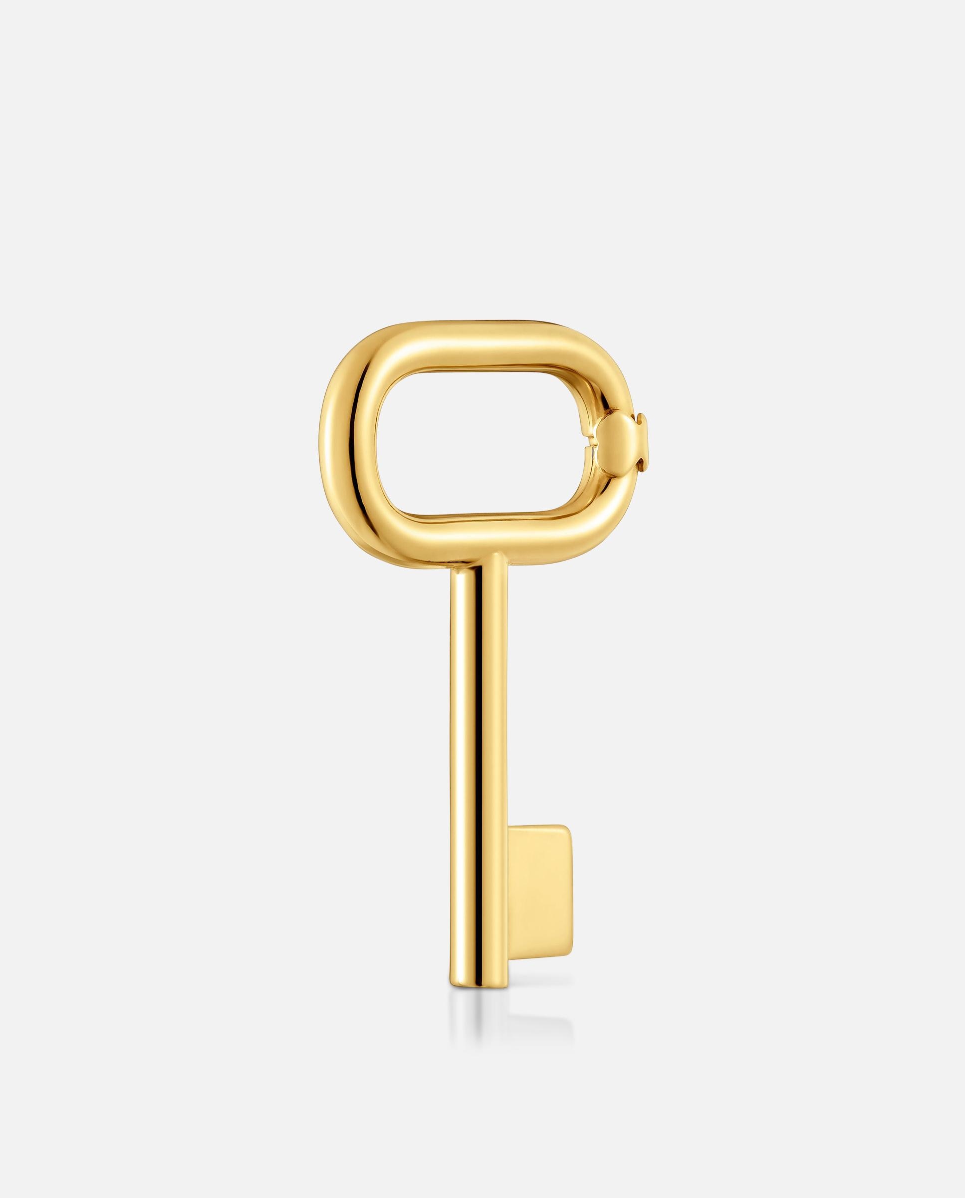 Colgante con baño de oro 18 kt sobre plata motivo llave 32 mm unlock - Tous - Dorado Dorado-2