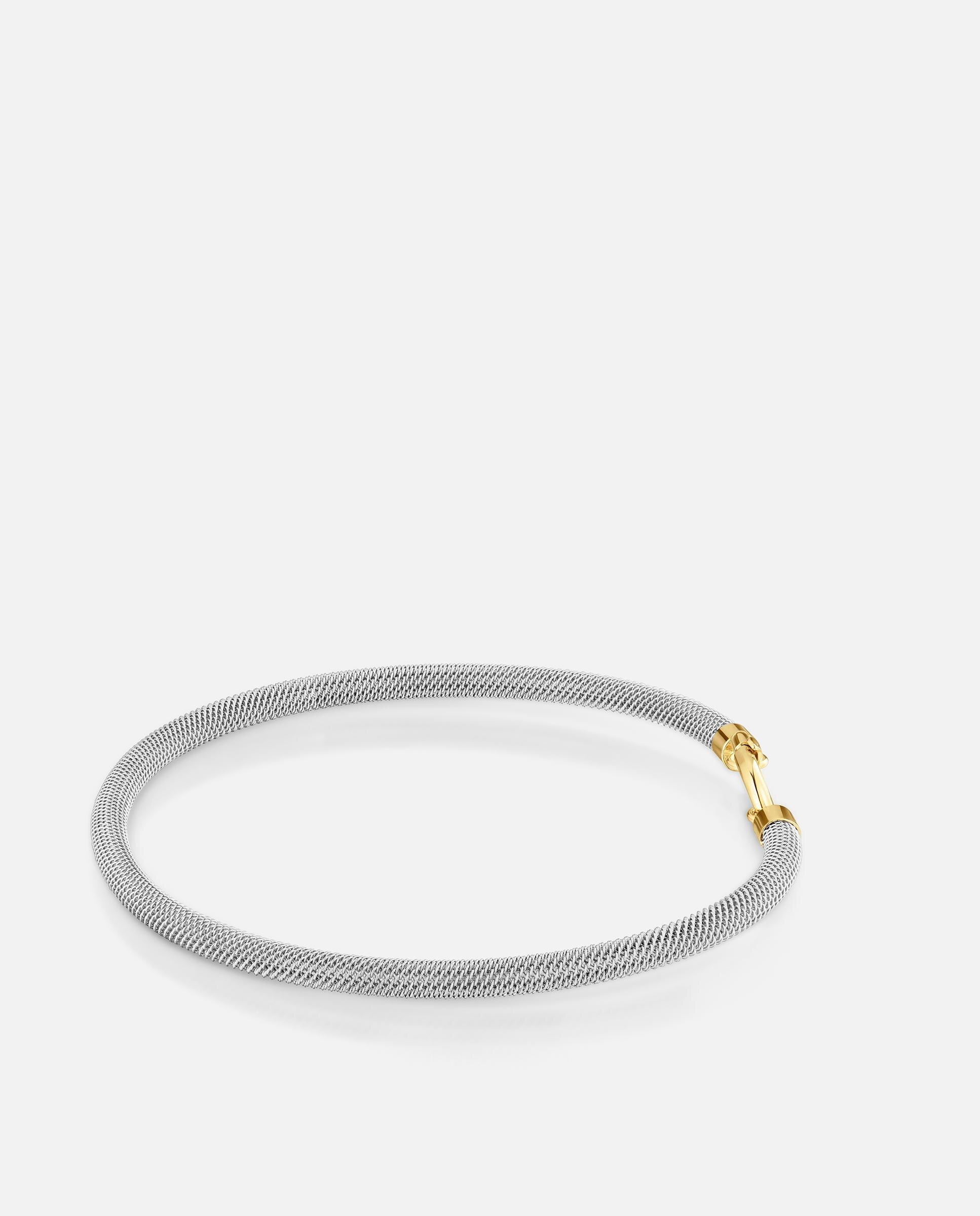 Pulsera rígida esclava unlock de acero y oro 14 kt - Tous - Dorado Dorado-2