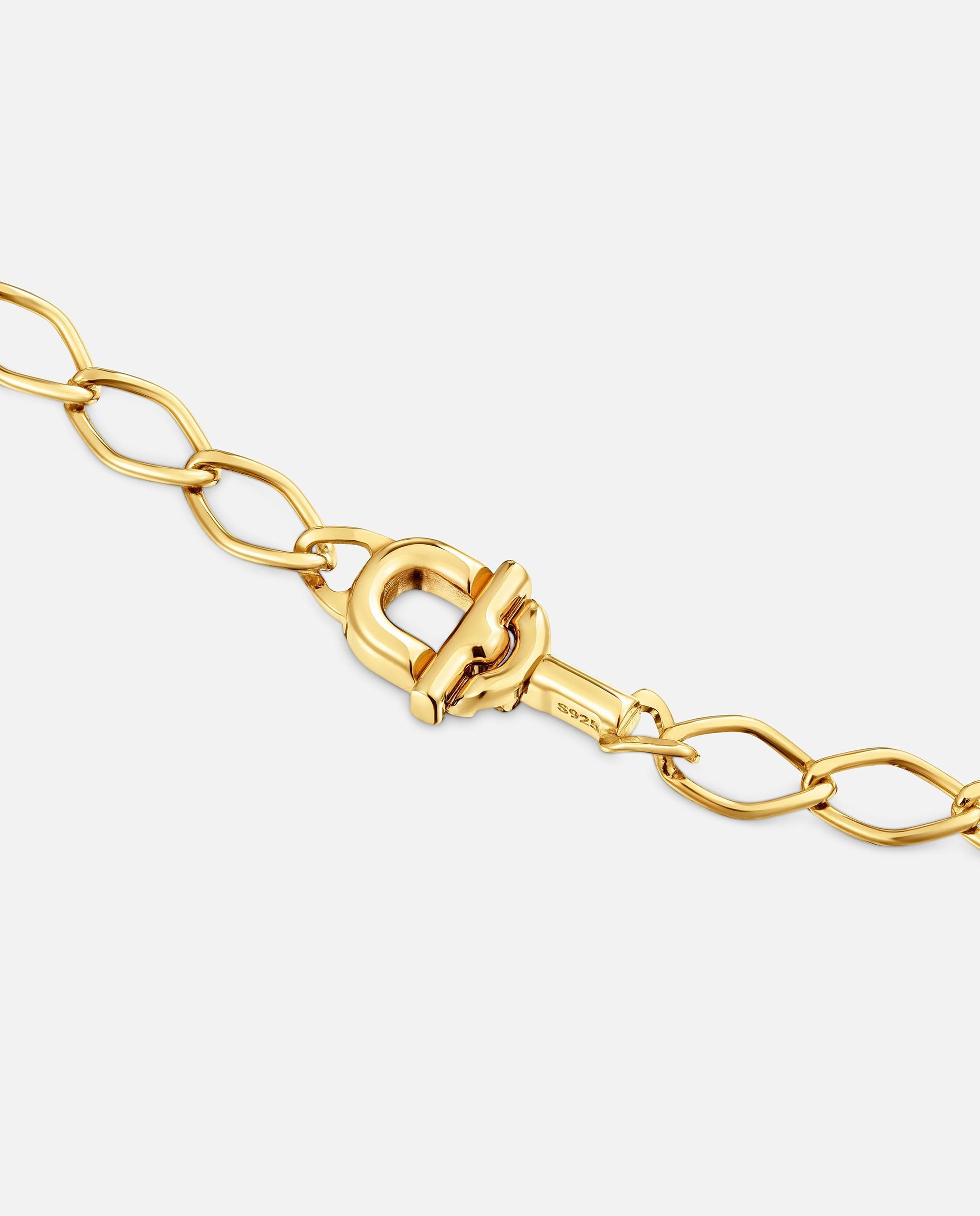 Collar gargantilla romboidal con baño de oro 18 kt sobre plata tous manifesto - Dorado Dorado-2