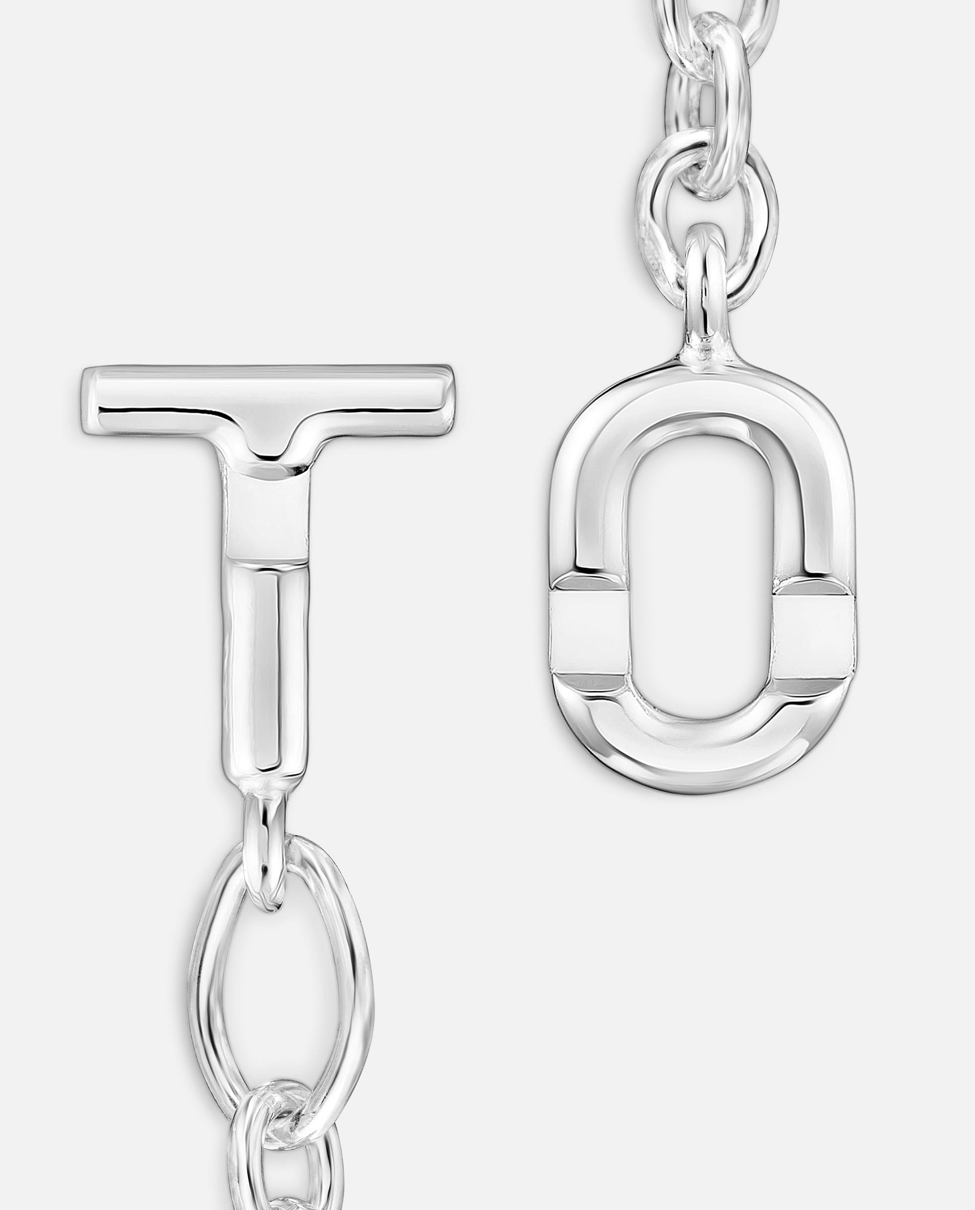 Imagen 3 de Pulsera cadena oval de plata tous manifesto - Plateado Plateado