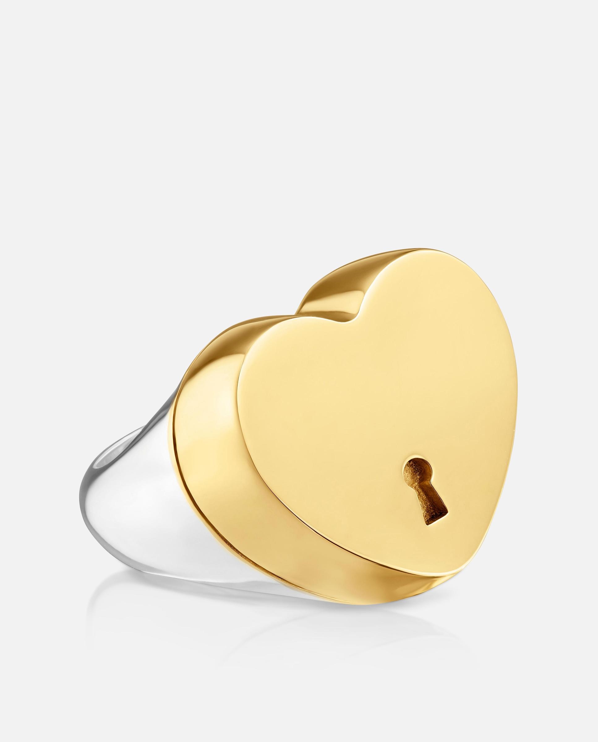 Anillo sello motivo corazón unlock - Tous - Bicolor Bicolor-2