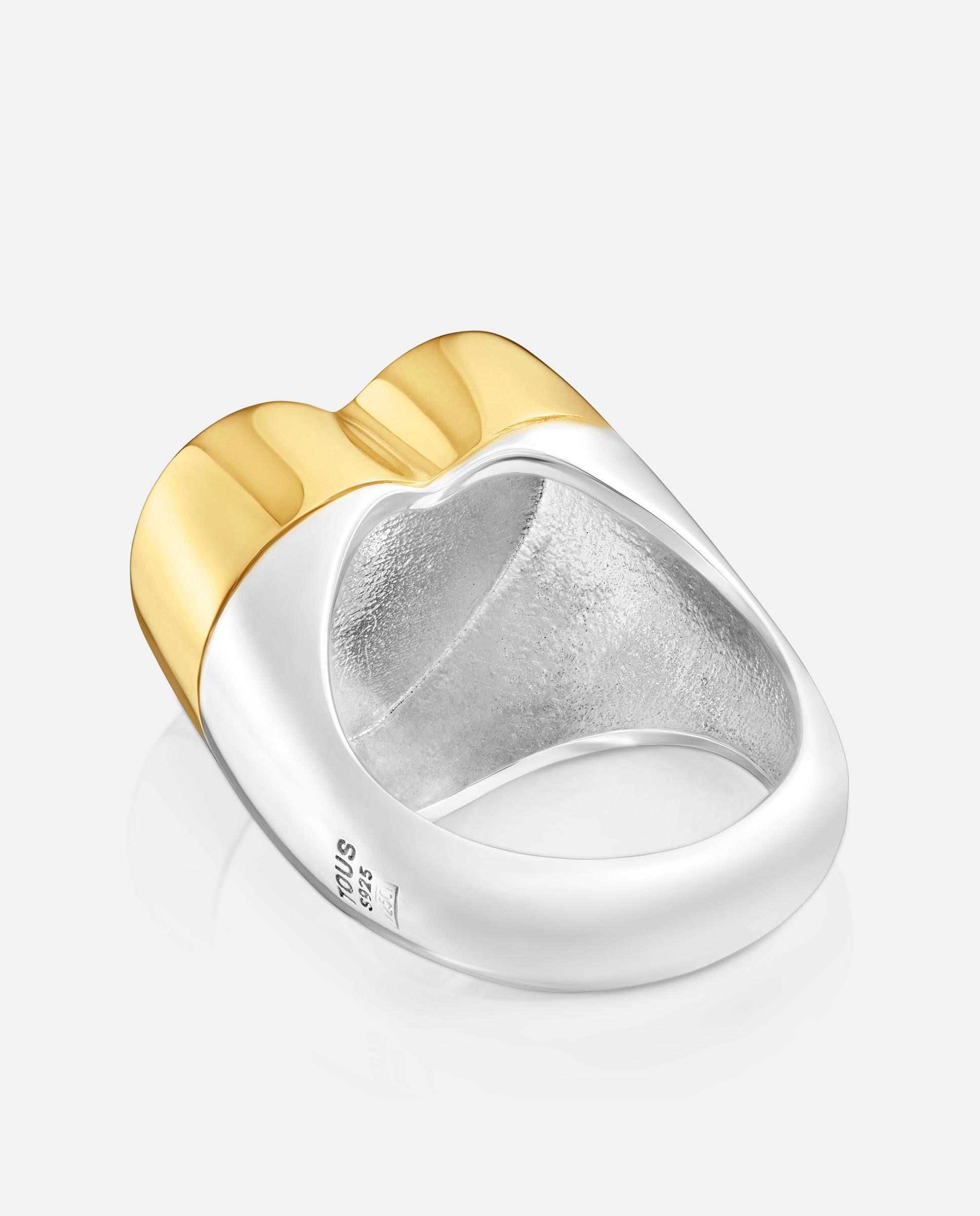 Anillo sello motivo corazón unlock - Tous - Bicolor Bicolor-3
