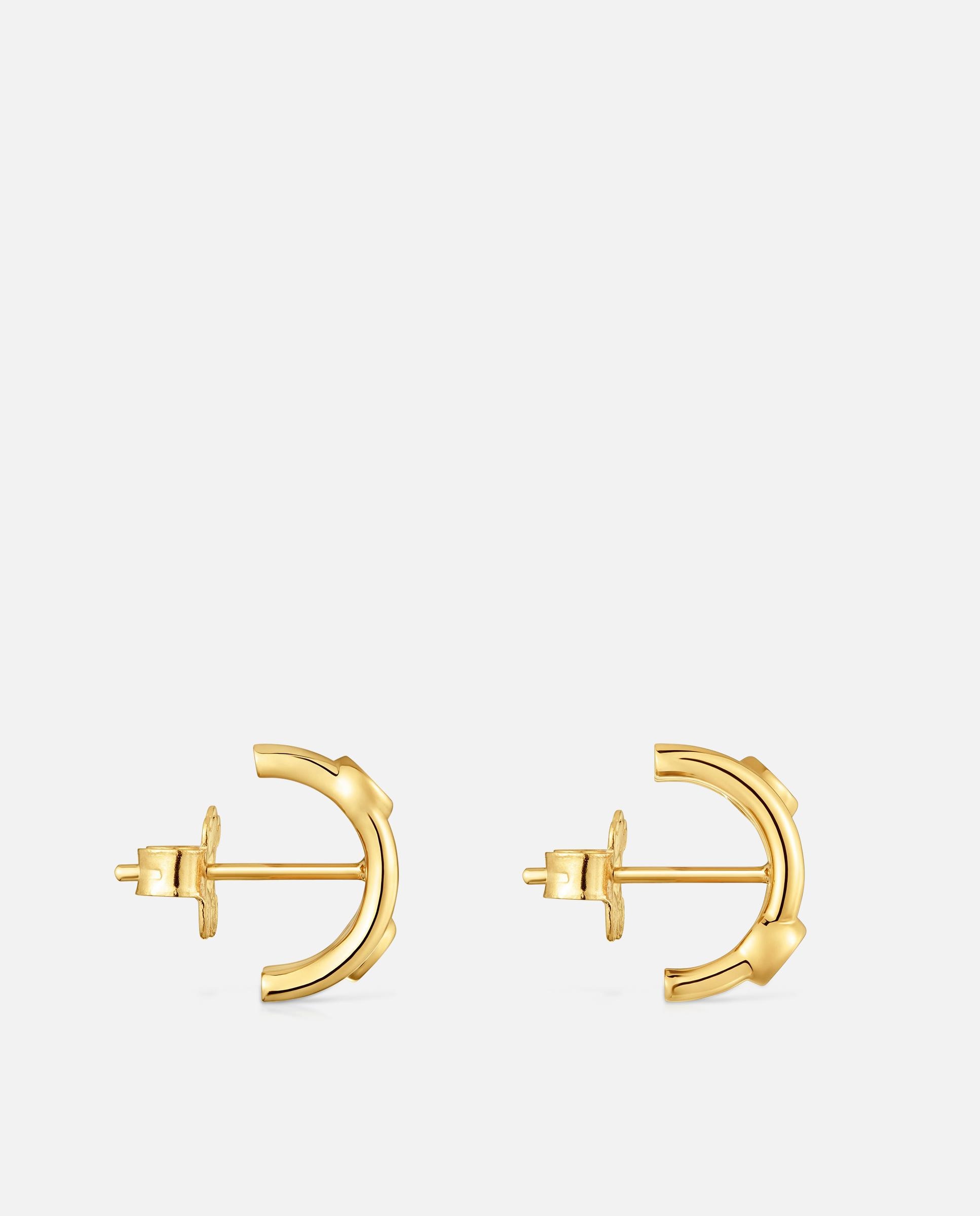 Pendientes con baño de oro 18 kt sobre plata y diamantes creados en laboratorio straight lgd - Tous - Blanco Blanco-2