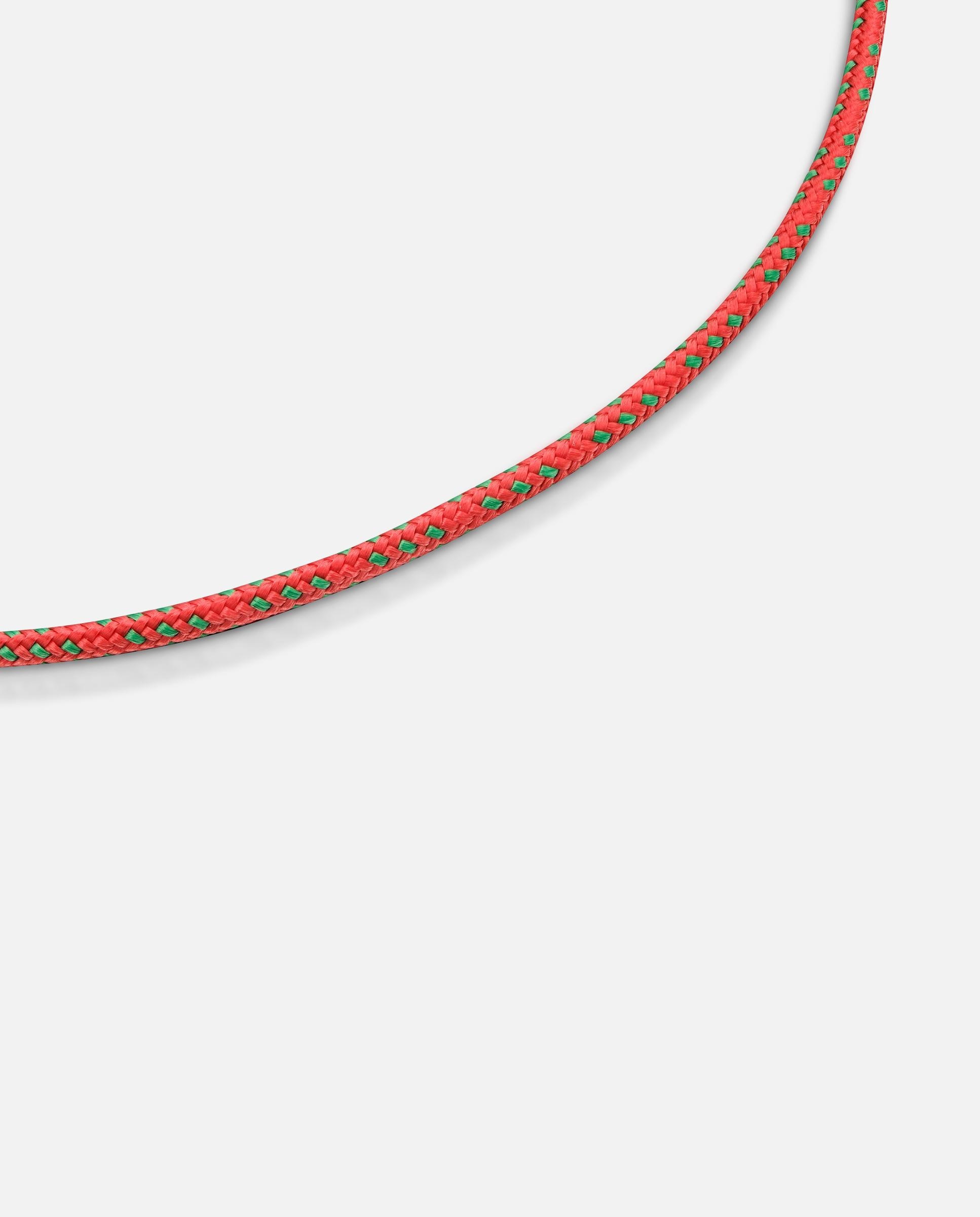 Collar con cordón rojo y acero basics - Tous - Plateado Plateado-2