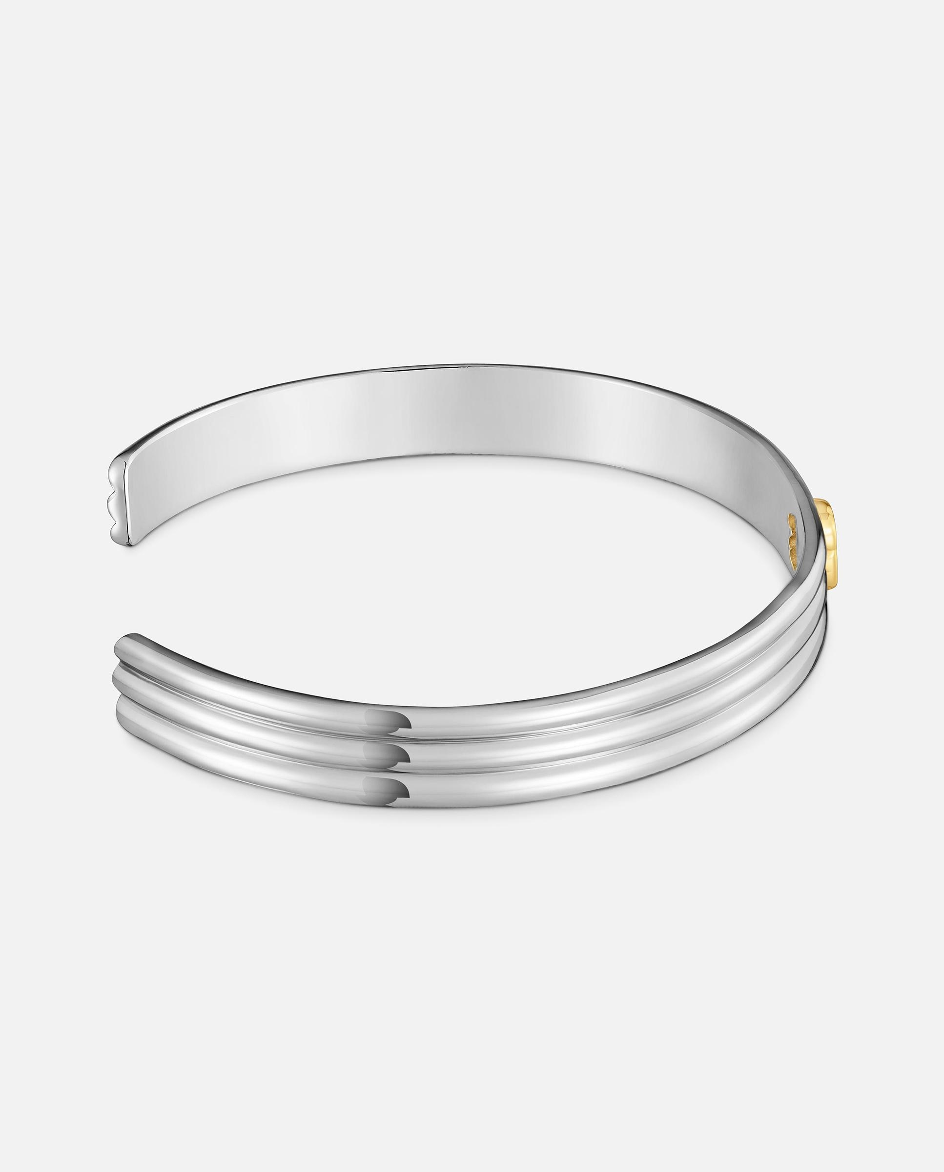 Brazalete de acero y oso bicolor 7 mm tous galia - Bicolor Bicolor-2