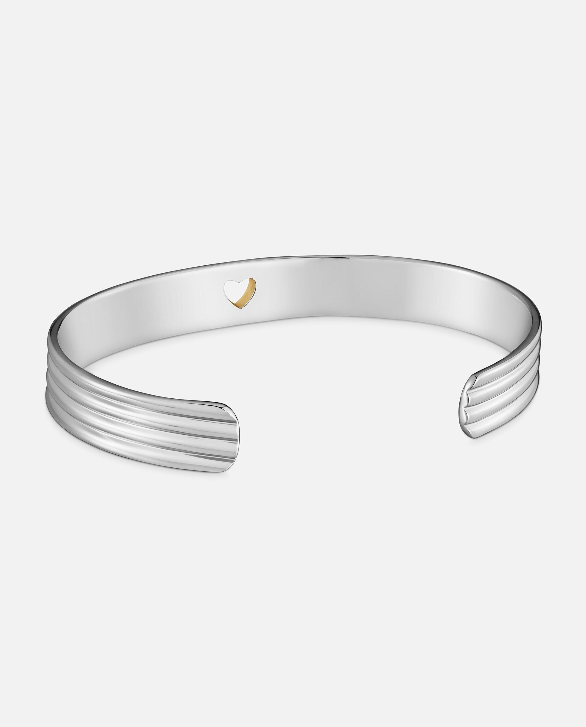 Brazalete de acero y corazón bicolor 9 mm tous galia - Bicolor Bicolor-3